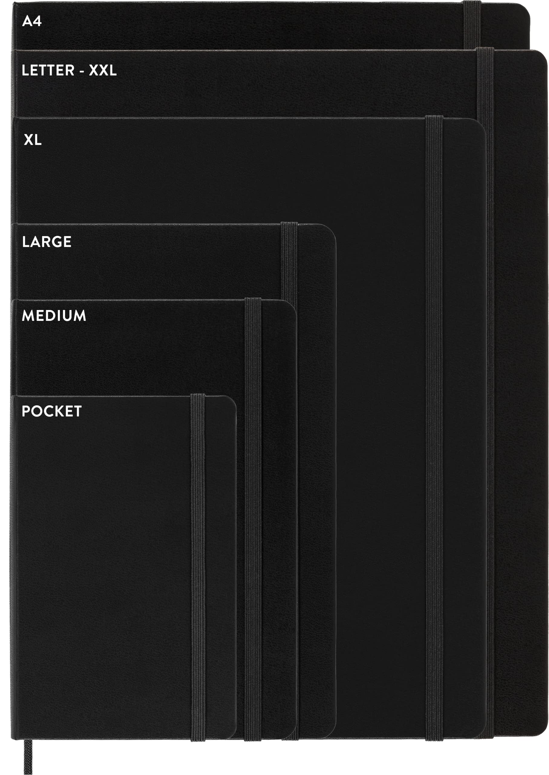Moleskine Classic Ruled Paper Notebook - Hard Cover | Medium (11.5 x 18 cm) | 208 Pages | Black 6