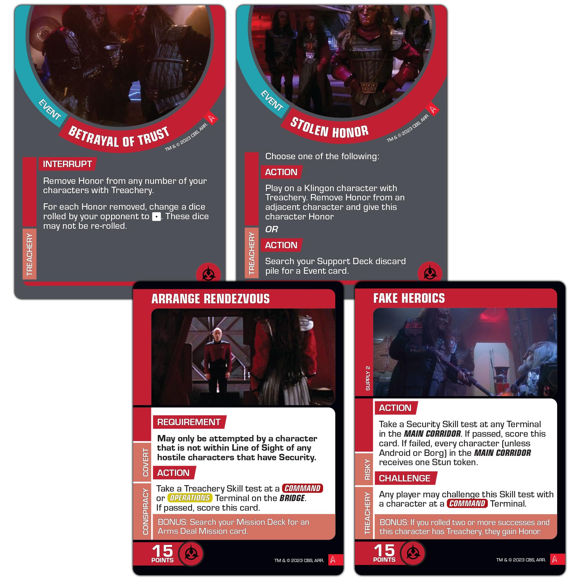 Gale Force Nine Star Trek: Away Missions House of Duras Expansion 5