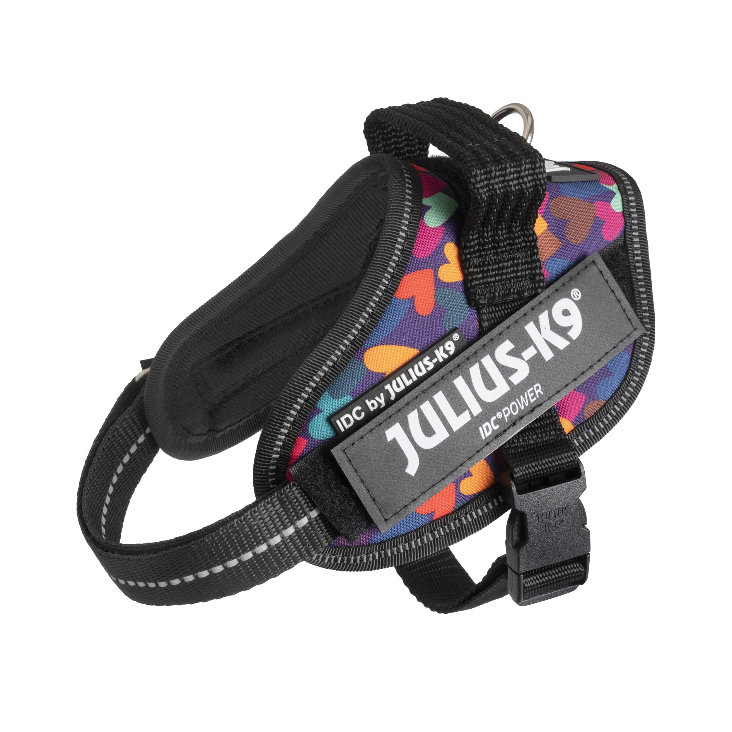 Julius-K9 IDC Powerharness - Vest Harness for Dogs | Size XS/Mini-Mini | Mixed Heart Limited Edition