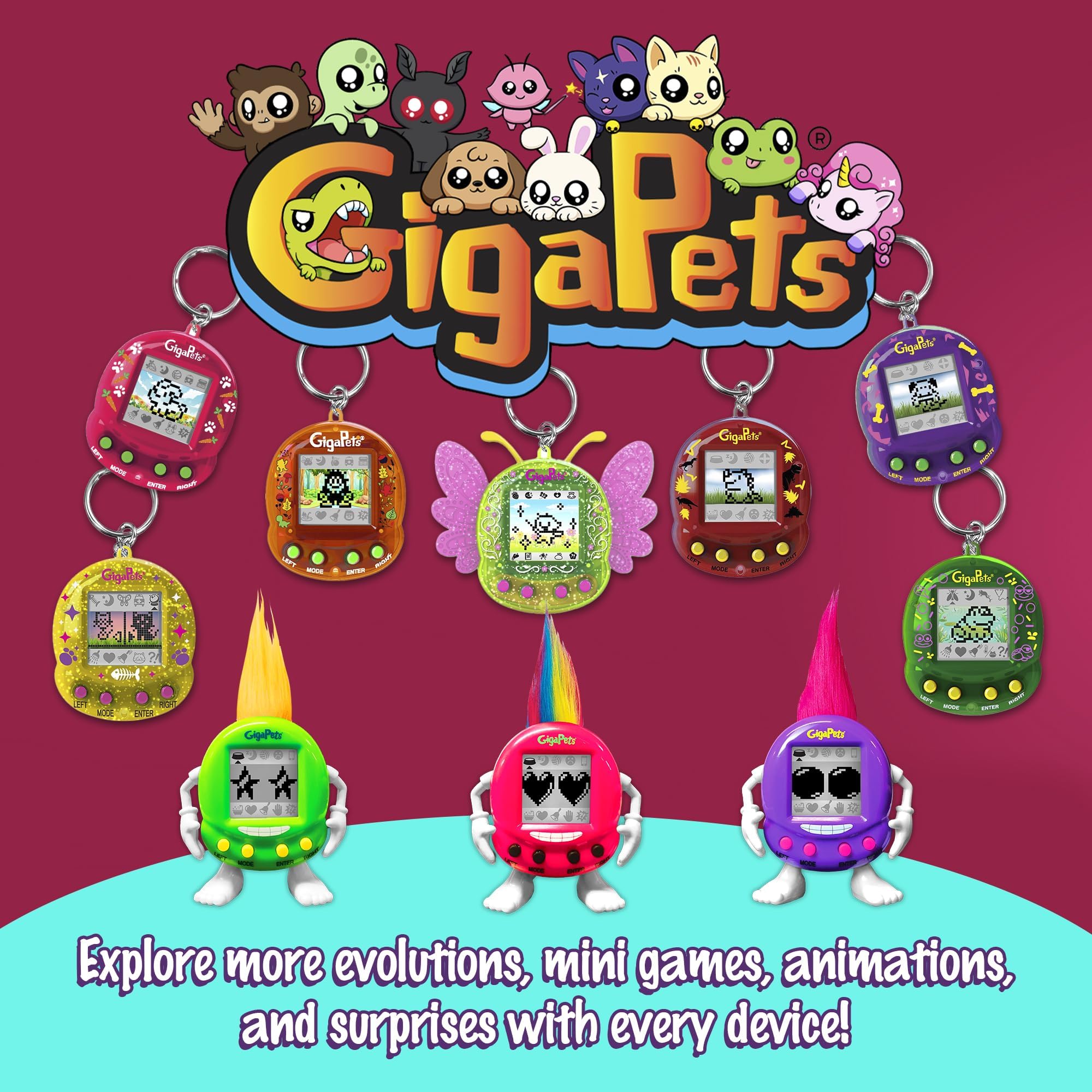 Giga Pets Puppy Dog Virtuelles Haustierspielzeug – Verbesserte Sammleredition mit glänzender, durchscheinender Schale 10