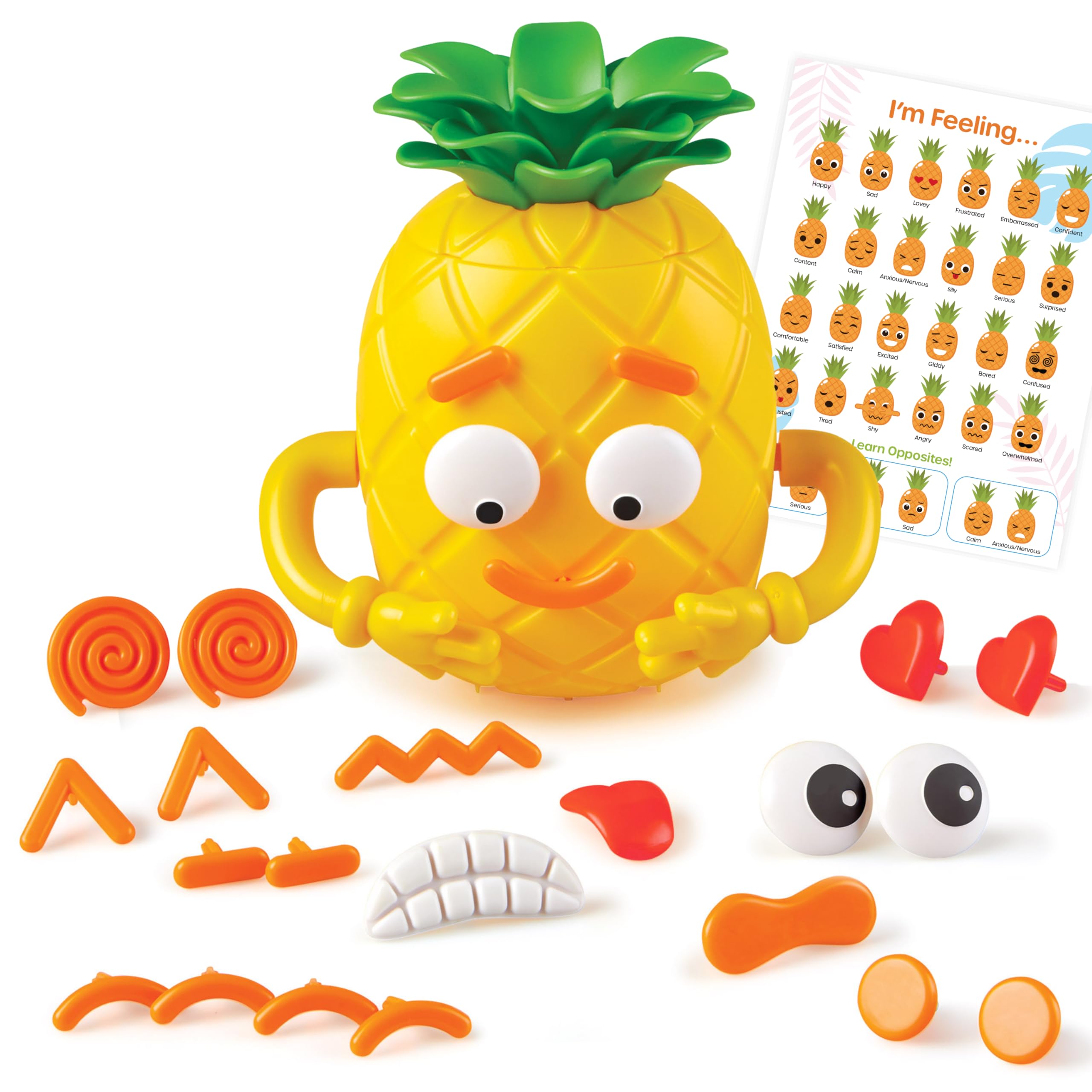 Learning Resources Big Feelings Pineapple - SEL Social-Emotional Learning Toy for Ages 3+ 8