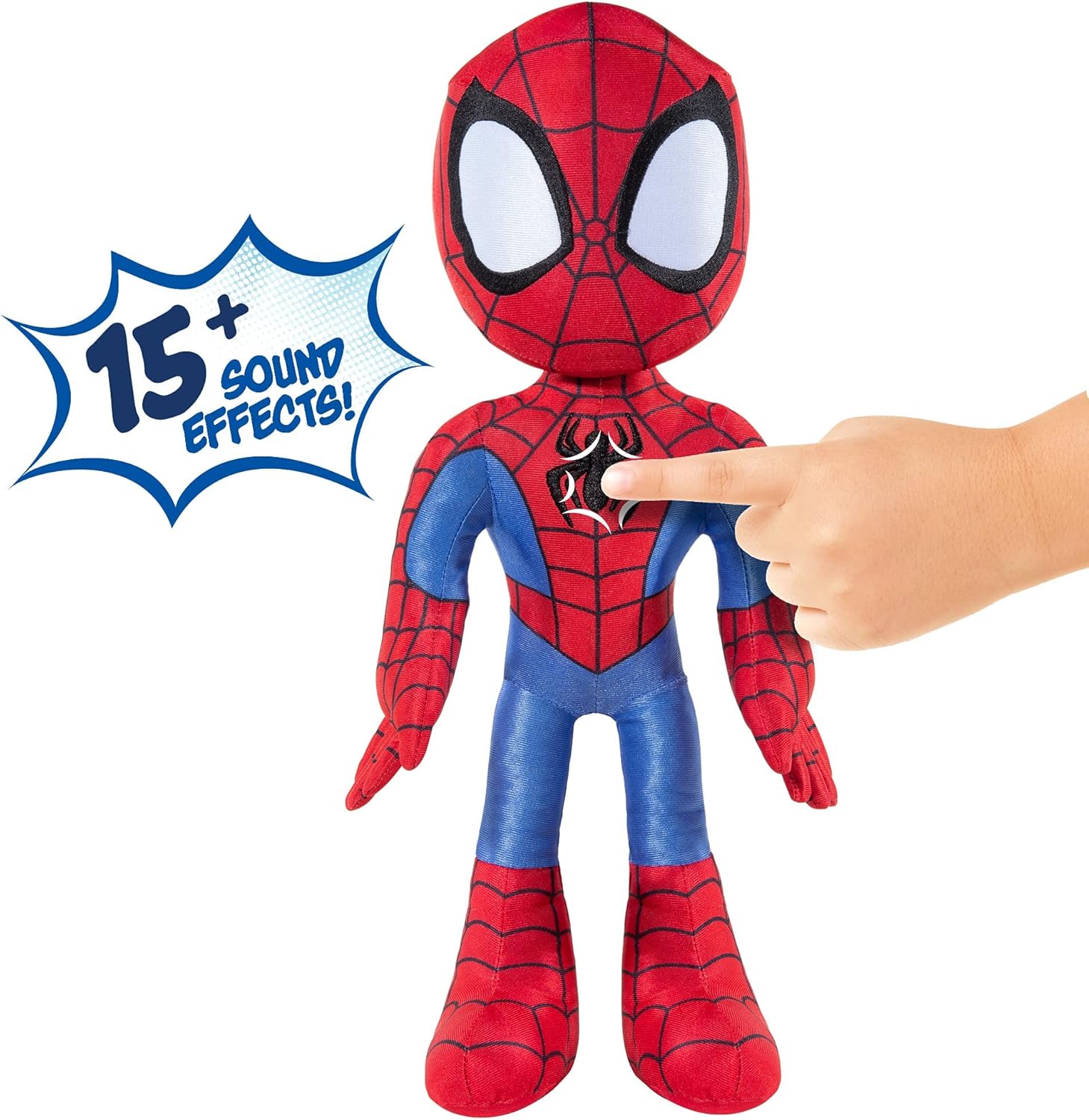 My Friend Spidey 16" Plush with Sounds - Interactive Talking Toy for Kids 3+ 3