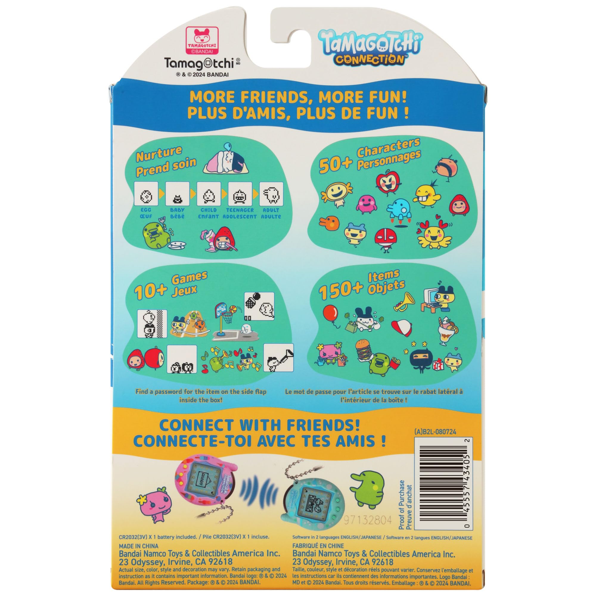 TAMAGOTCHI Connection Virtual Pet - Infra-Red Connection, 50 Characters, 6 Mini Games, Ages 8+ 13