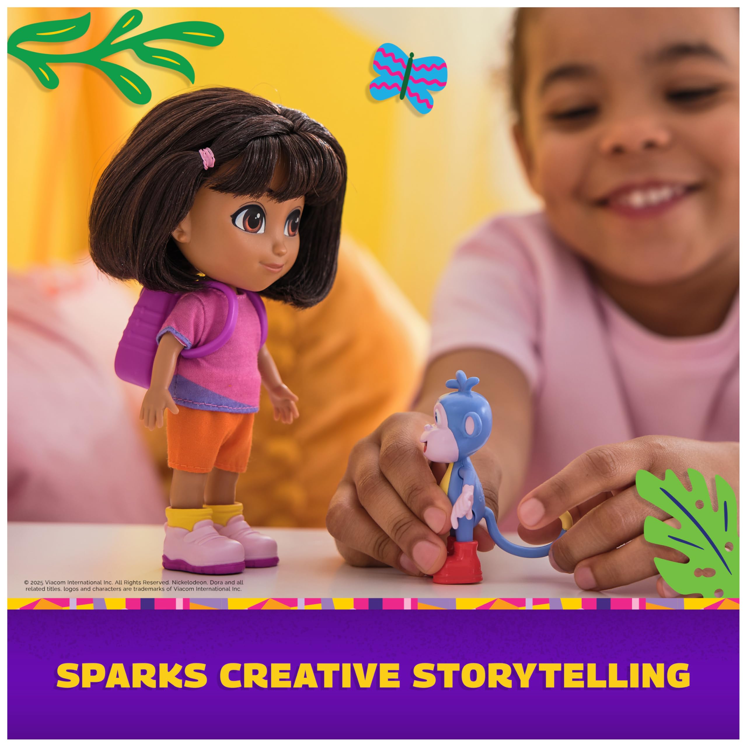 Dora the Explorer - Best Friends Dora & Boots 15.2-cm Doll Playset with Backpack & Figure 6