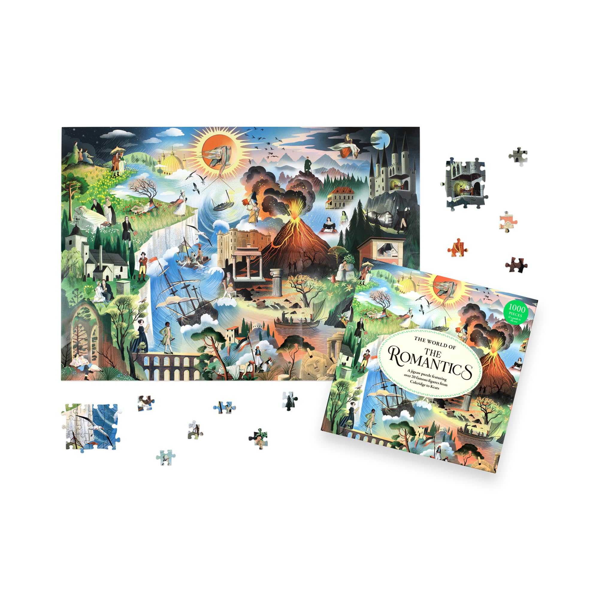 The World of the Romantics 1000 Piece Puzzle - Jigsaw Puzzle Featuring Romantic Era Characters 6