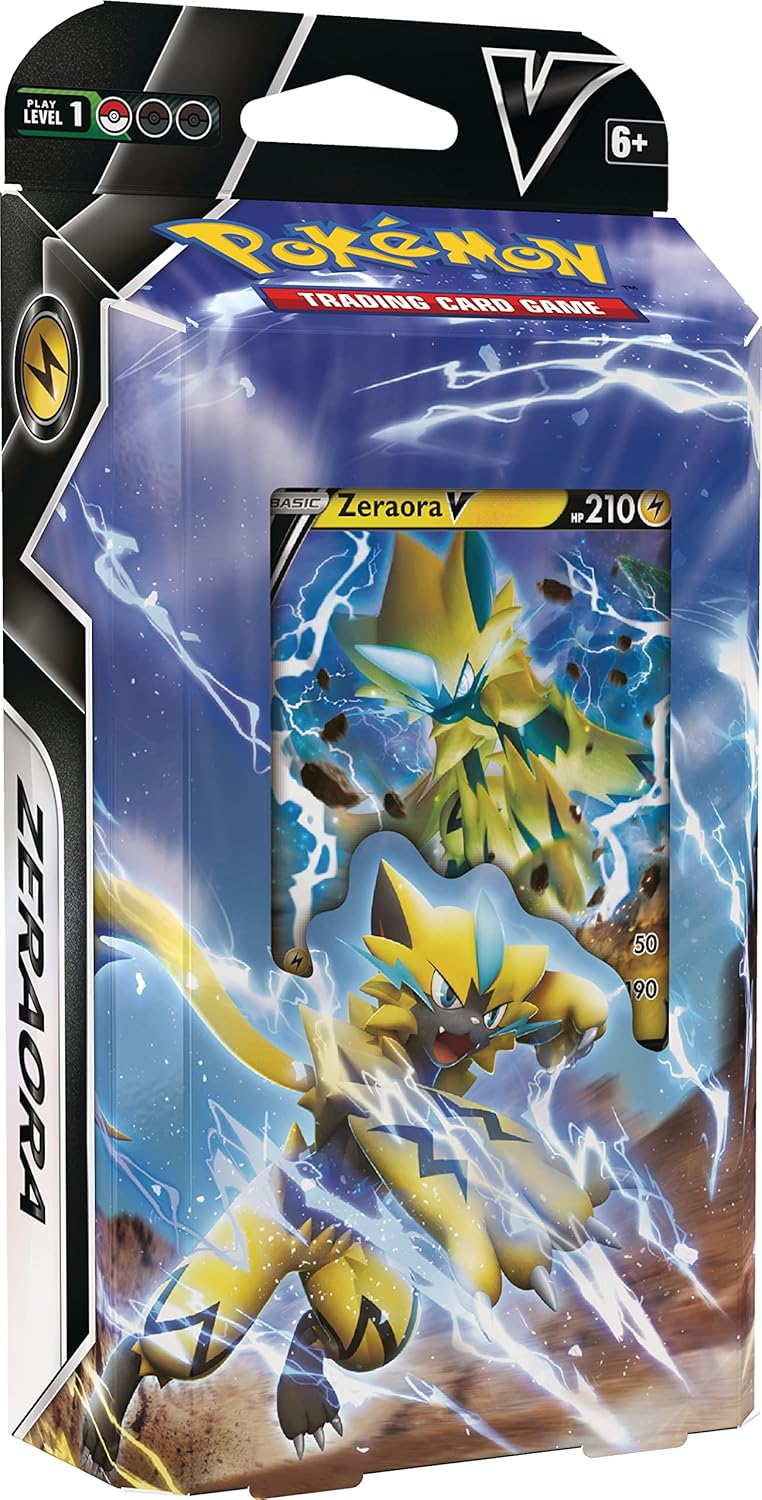 Pokémon TCG: Zeraora V Battle Deck – 60-Card Ready-to-Play Deck with Playmat & Code for Pokémon TCG Live