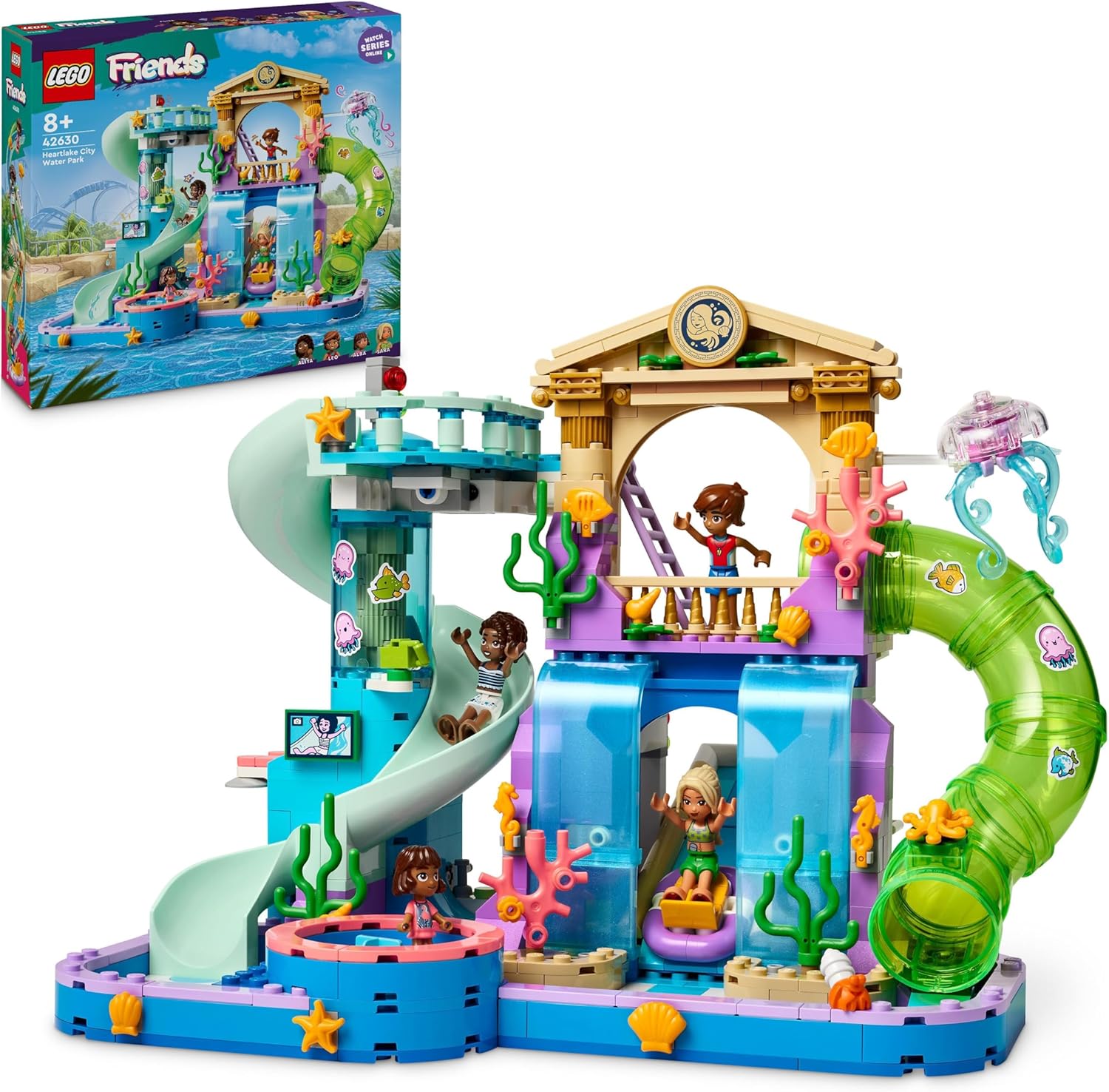 LEGO Friends Heartlake City Water Park Playset - Building Toy for Ages 8+
