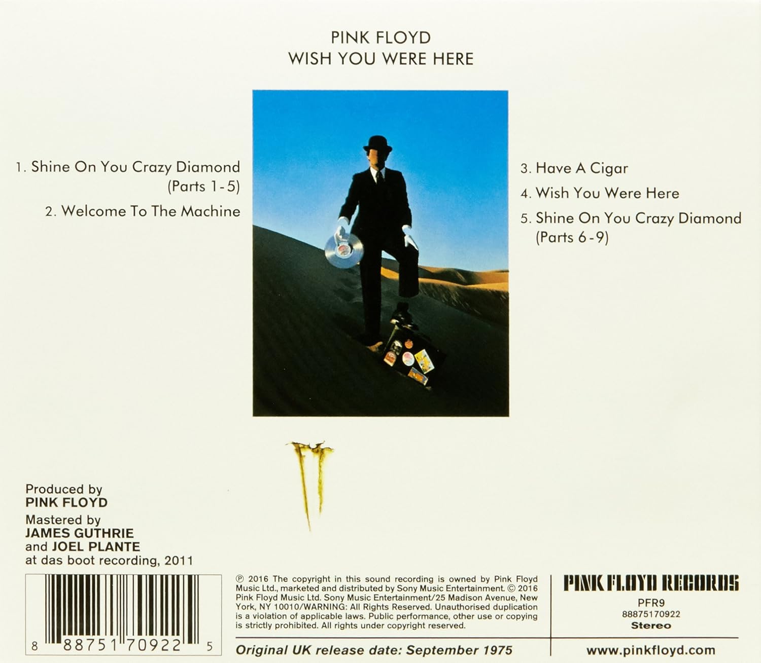 Pink Floyd - Wish You Were Here [VINYL]