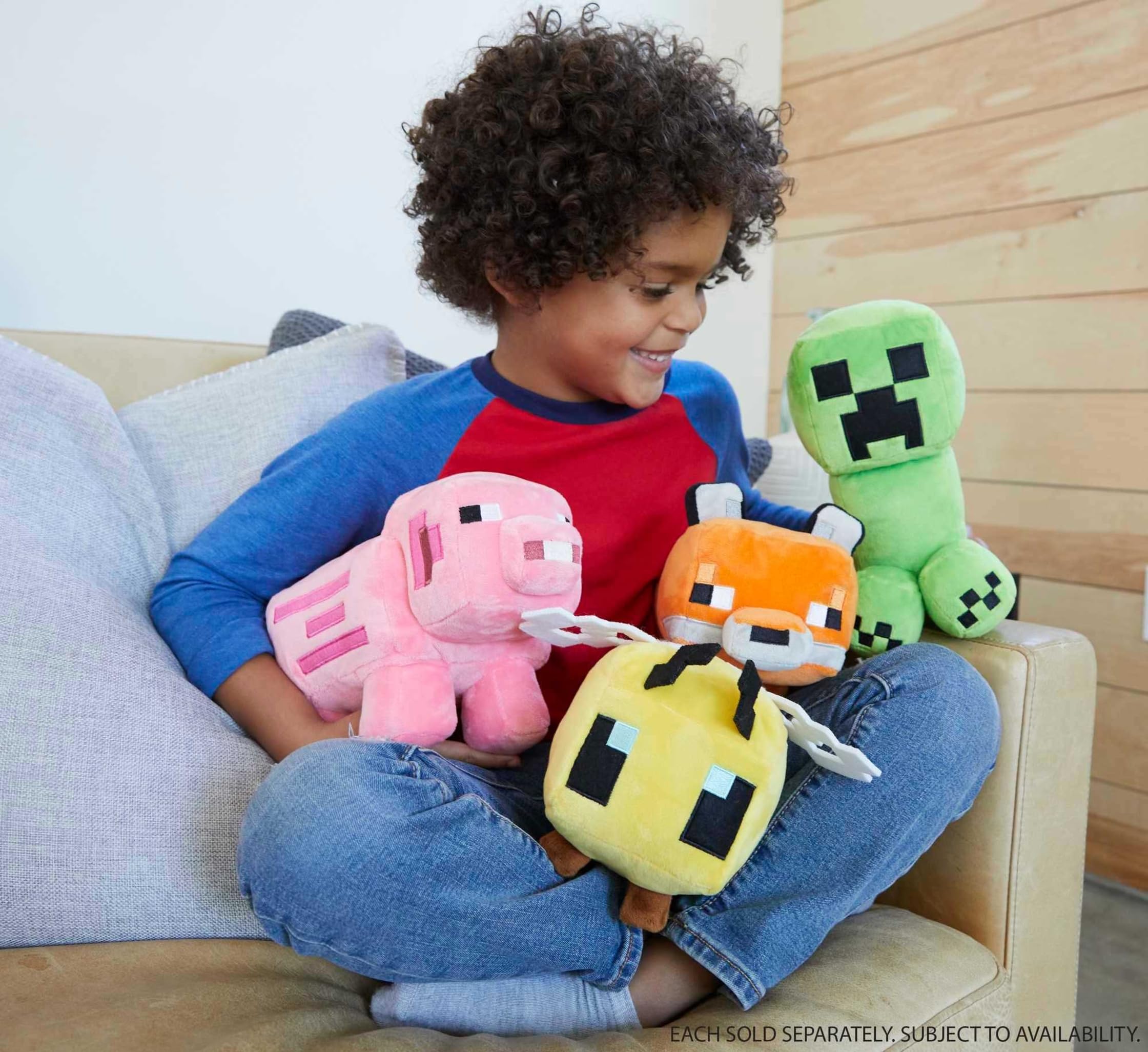 Mattel Minecraft Pig Plush - 8-inch Collectible Soft Toy for Ages 3+