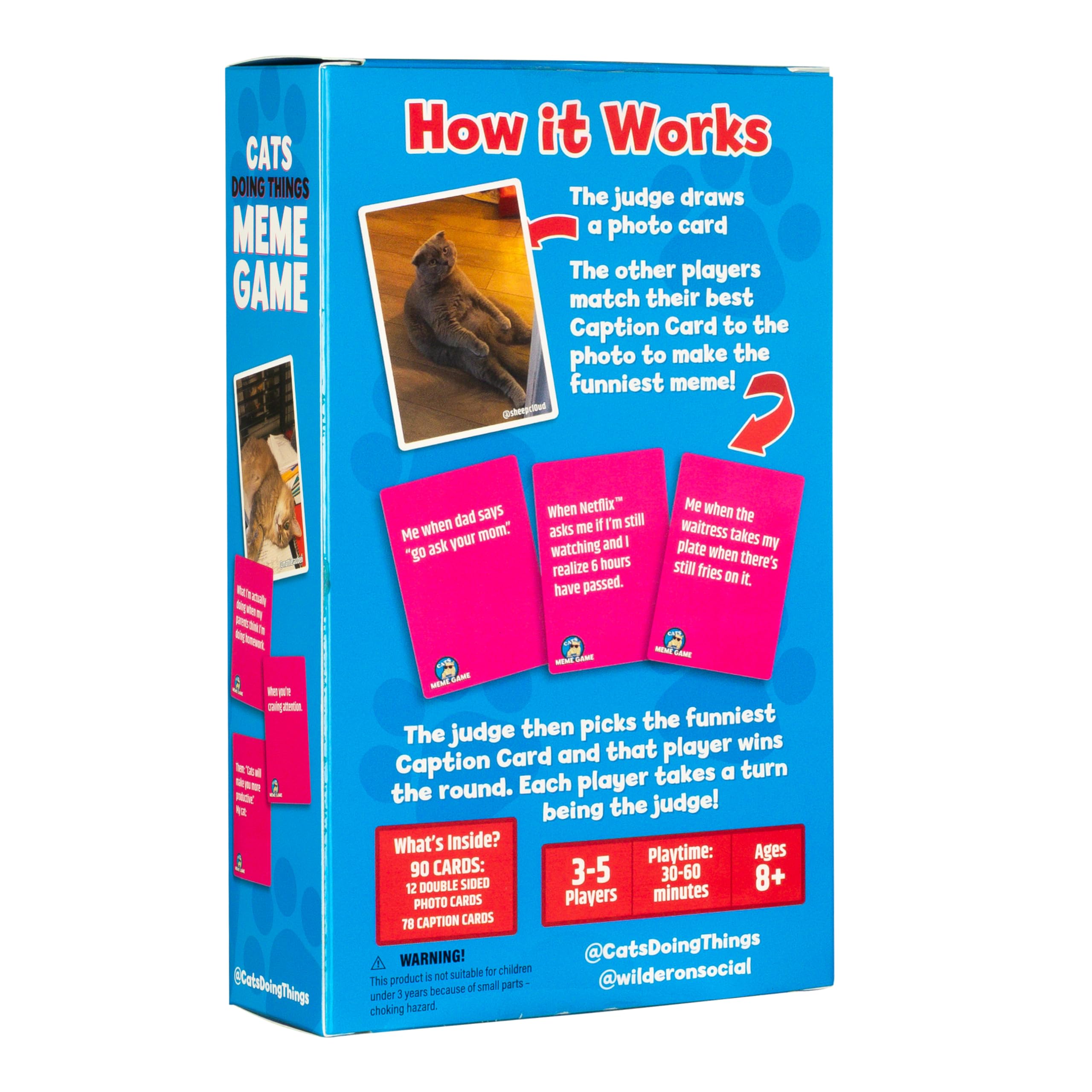 Wilder Games Cats Doing Things Meme Game Card Game 3
