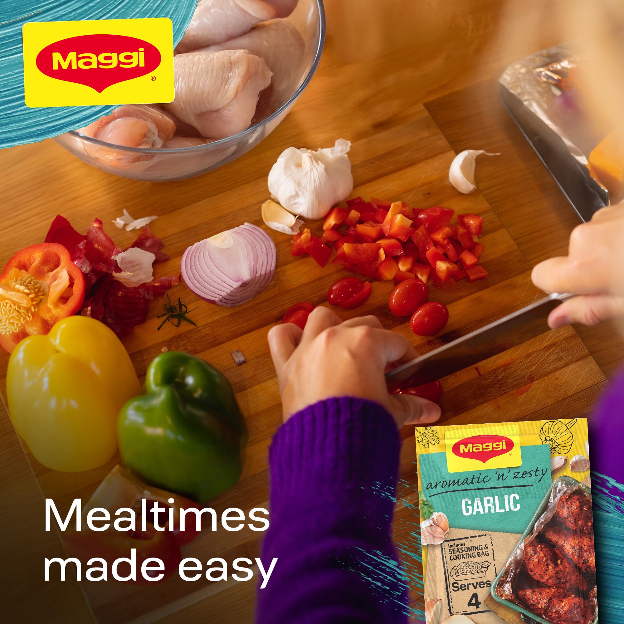 MAGGI - So Juicy Garlic Chicken Recipe Mix (30g Sachet)