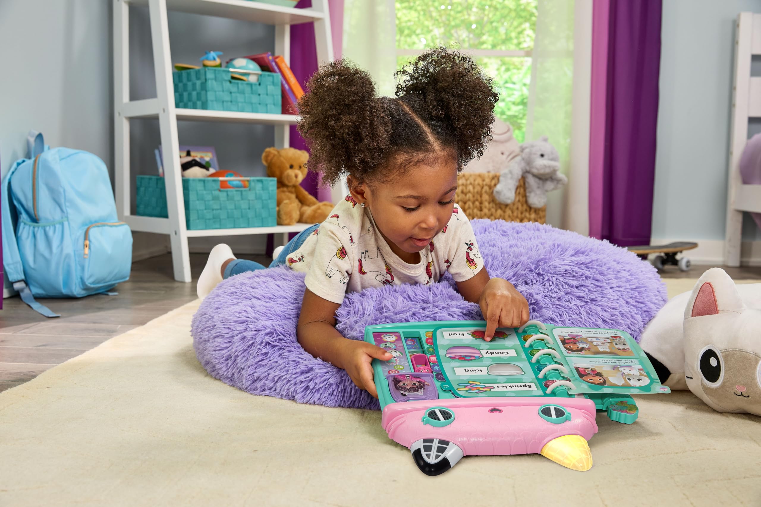 VTech Gabby's Dollhouse: Cat-a-Vator Discovery Book - Interactive Learning Toy for Ages 3-6