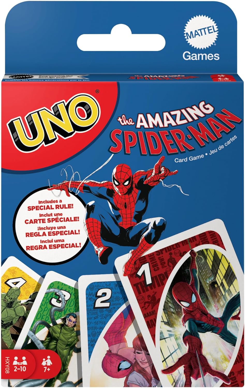 Mattel Games UNO The Amazing Spider-Man-Kartenspiel