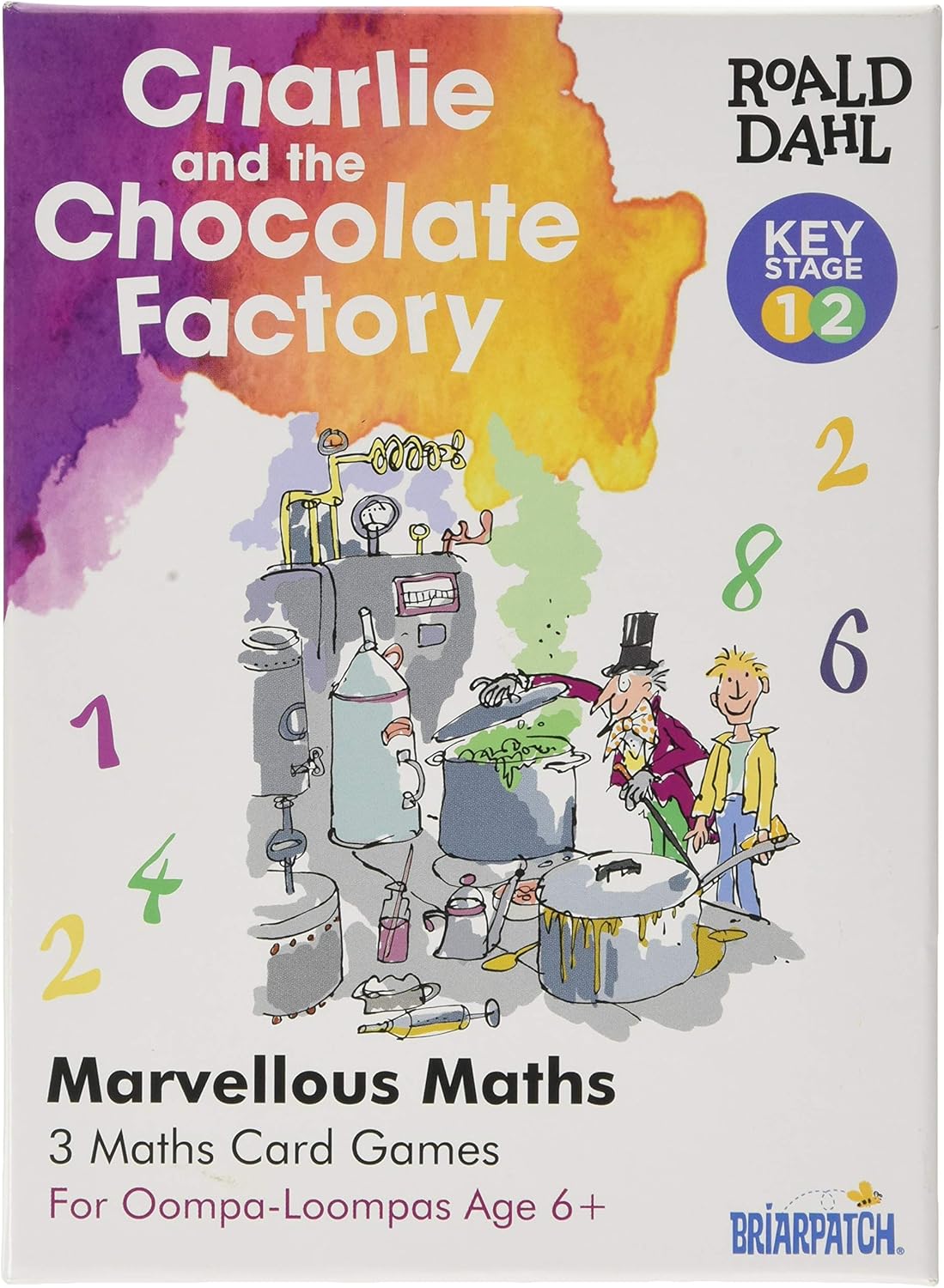 Roald Dahl Charlie and the Chocolate Factory Marvellous Maths Game - Educational Board Game for Kids 6+