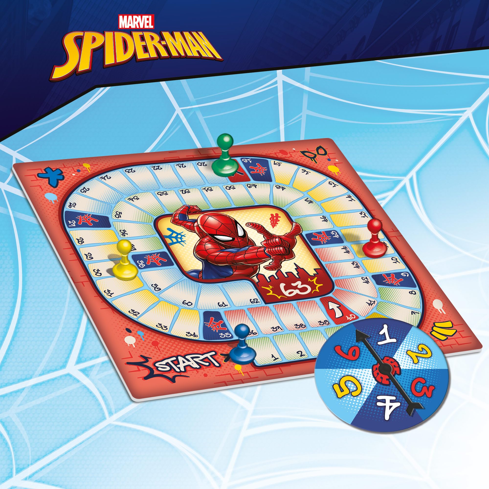 Liscianigiochi Spider-Man Super Game Backpack with Board & Card Games for Ages 6+ 4