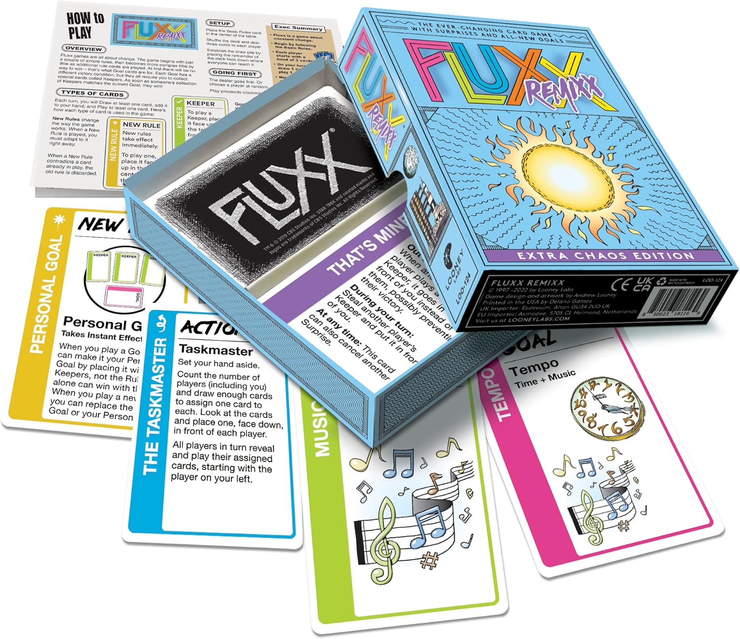 Looney Labs Fluxx Remixx Card Game
