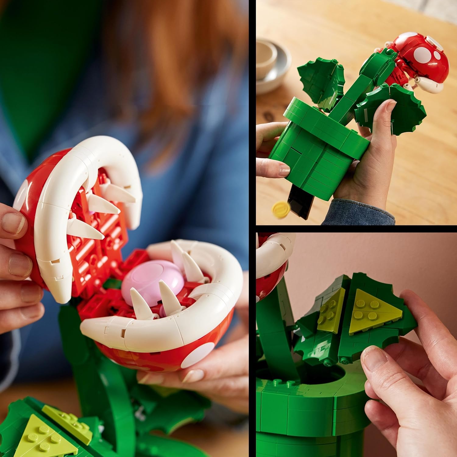 LEGO Super Mario Piranha Plant 71426 - Posable Building Set for Adults 3