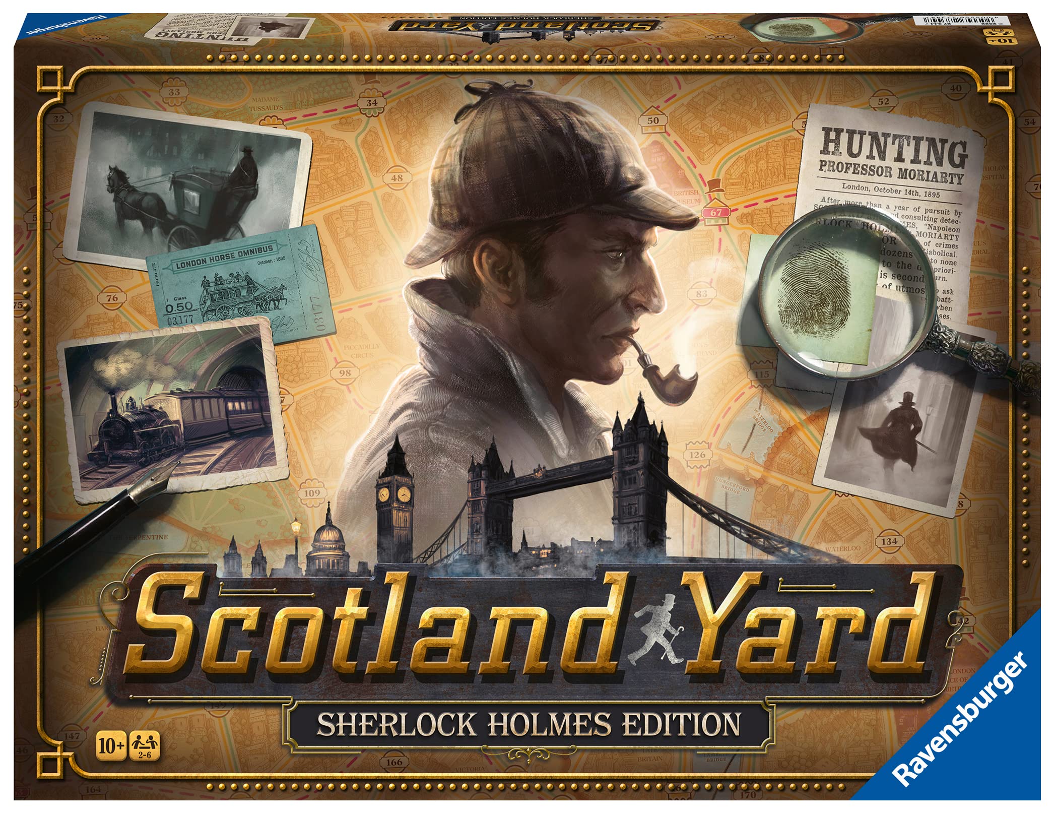 Ravensburger Scotland Yard Sherlock Holmes Edition Strategy Board Game | 2-6 Players | Ages 10+ 1