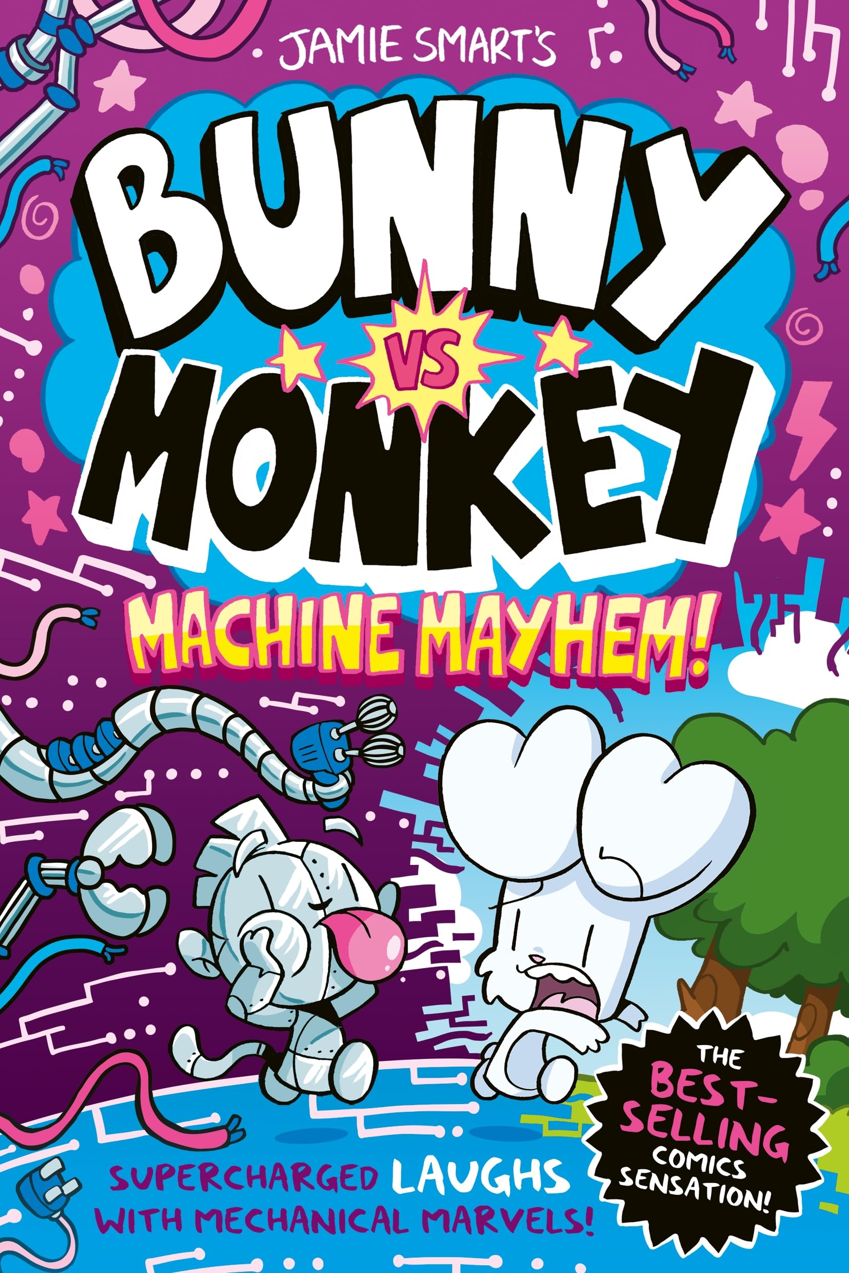 Bunny vs Monkey: Machine Mayhem by Jamie Smart | Fantasy Comic Book