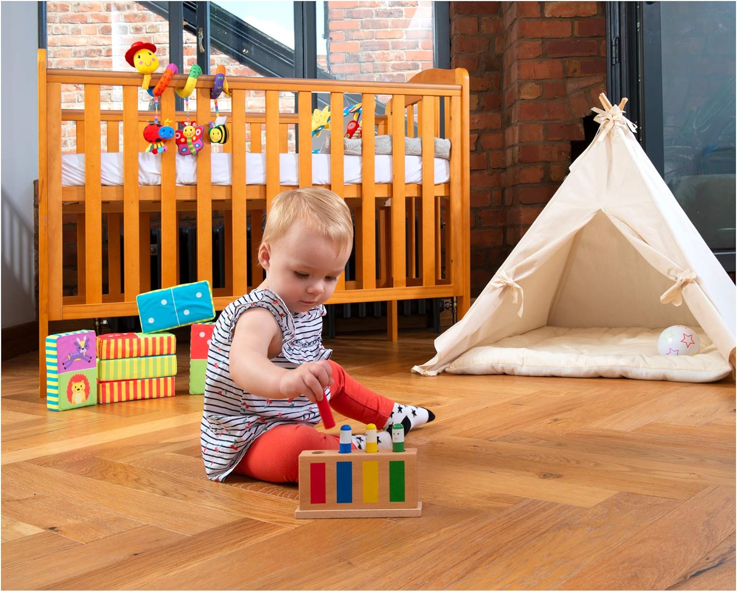 Galt Pop-Up Toy - Wooden Cause & Effect Learning Toy for 12 Months Plus 3