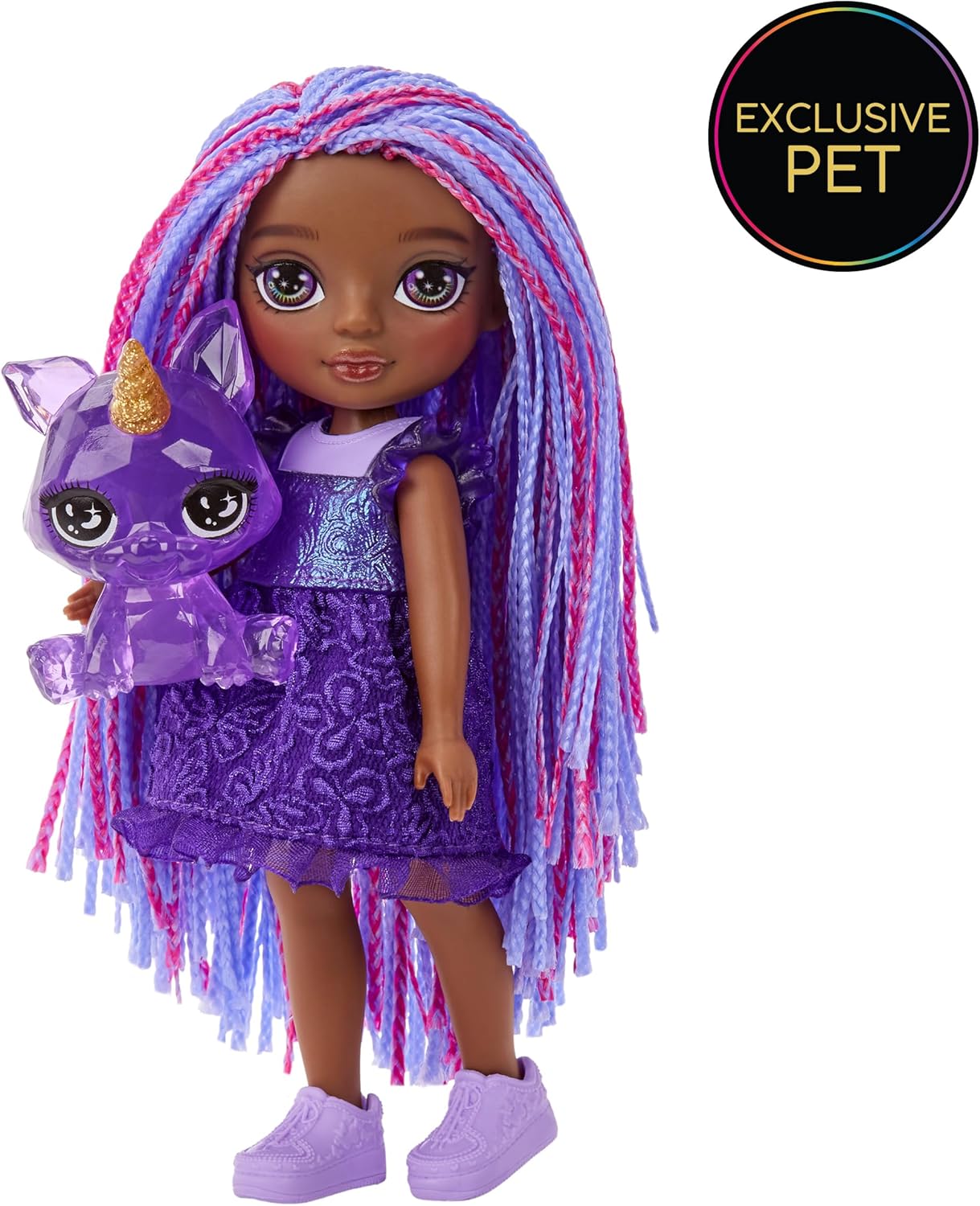 Rainbow High Littles - Indigo Bailey - 14 cm Posable Fashion Doll with Magical Fox 3