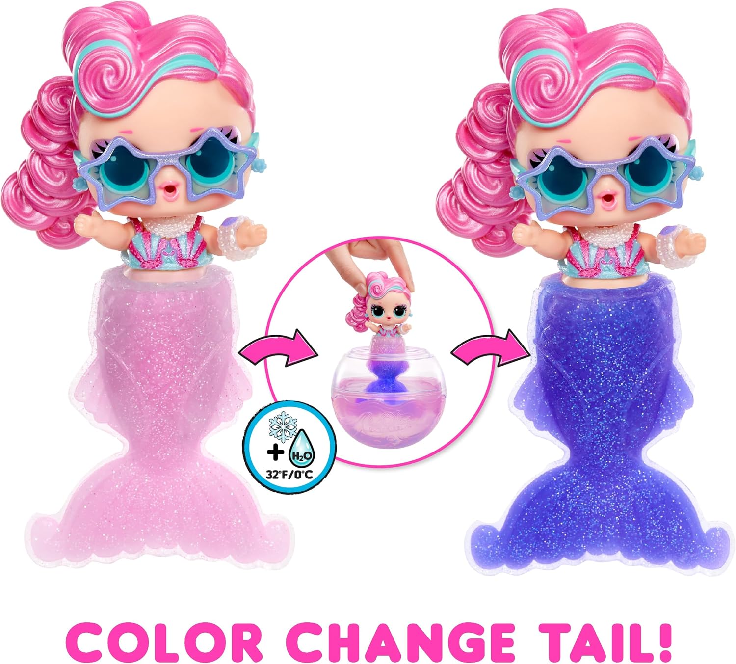 L.O.L. Surprise! Mermaids Tots - Colour Change Tail Fashion Dolls for Kids 4-8 4