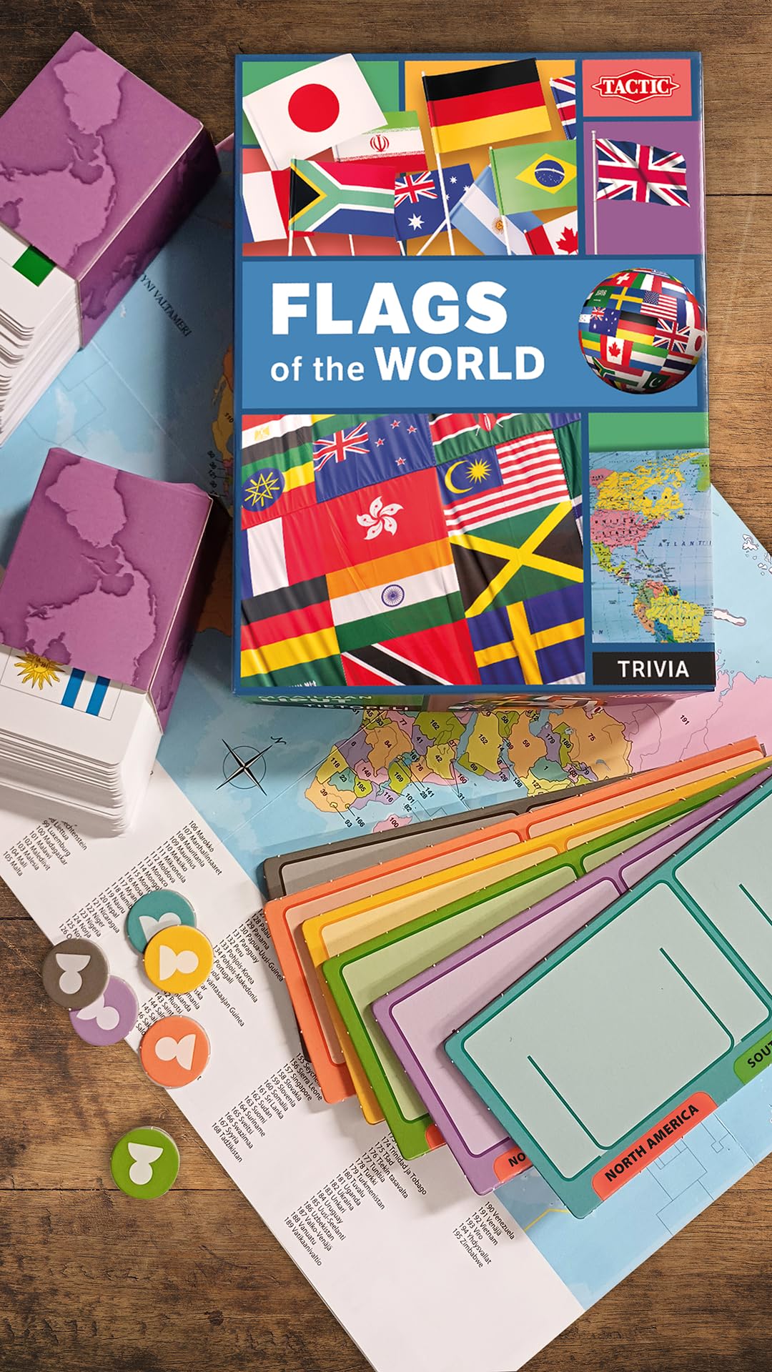 Tactic Flags of the World Card Game 10