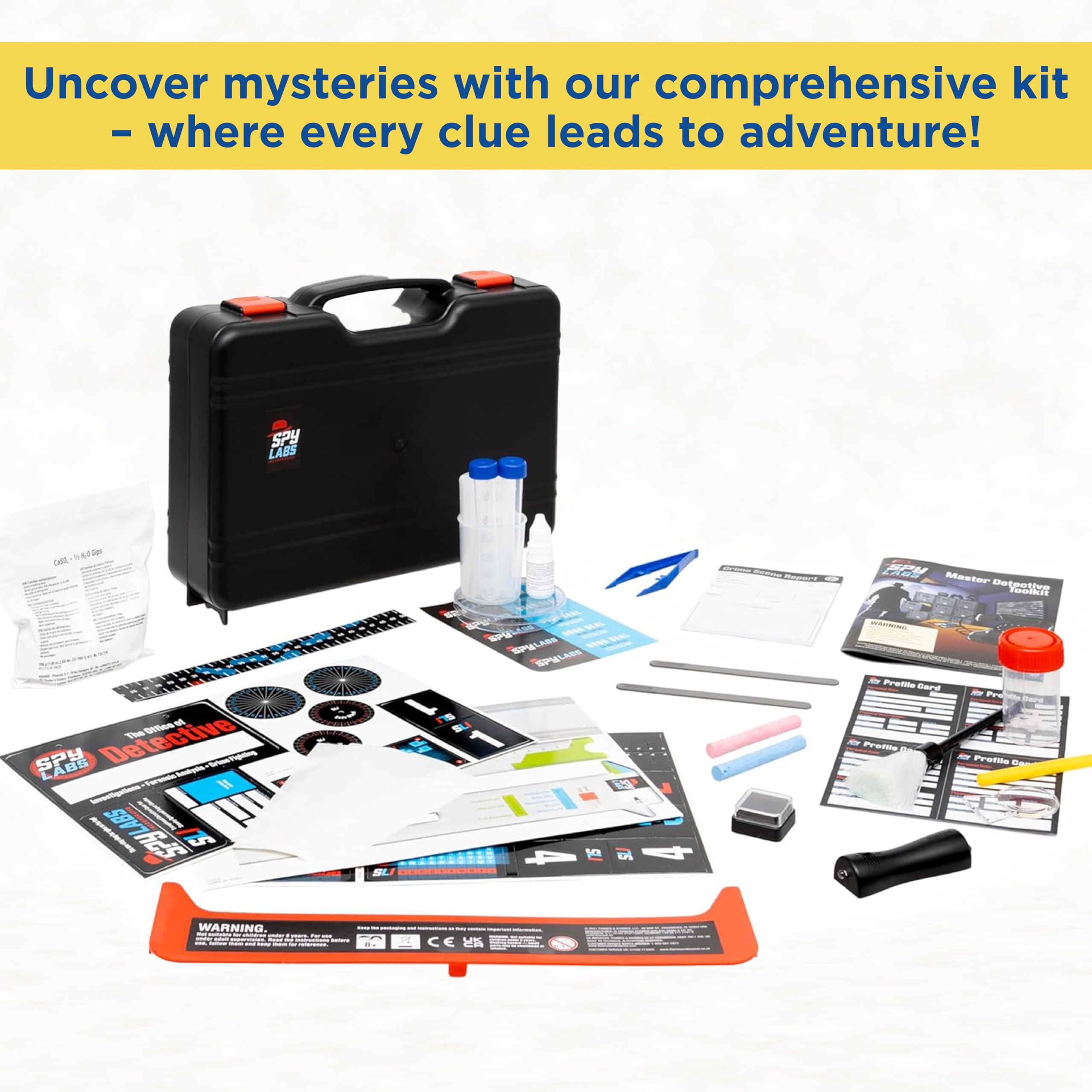 Spy Labs Master Detective Toolkit V2 - Forensic Science Kit for Ages 8+ 10
