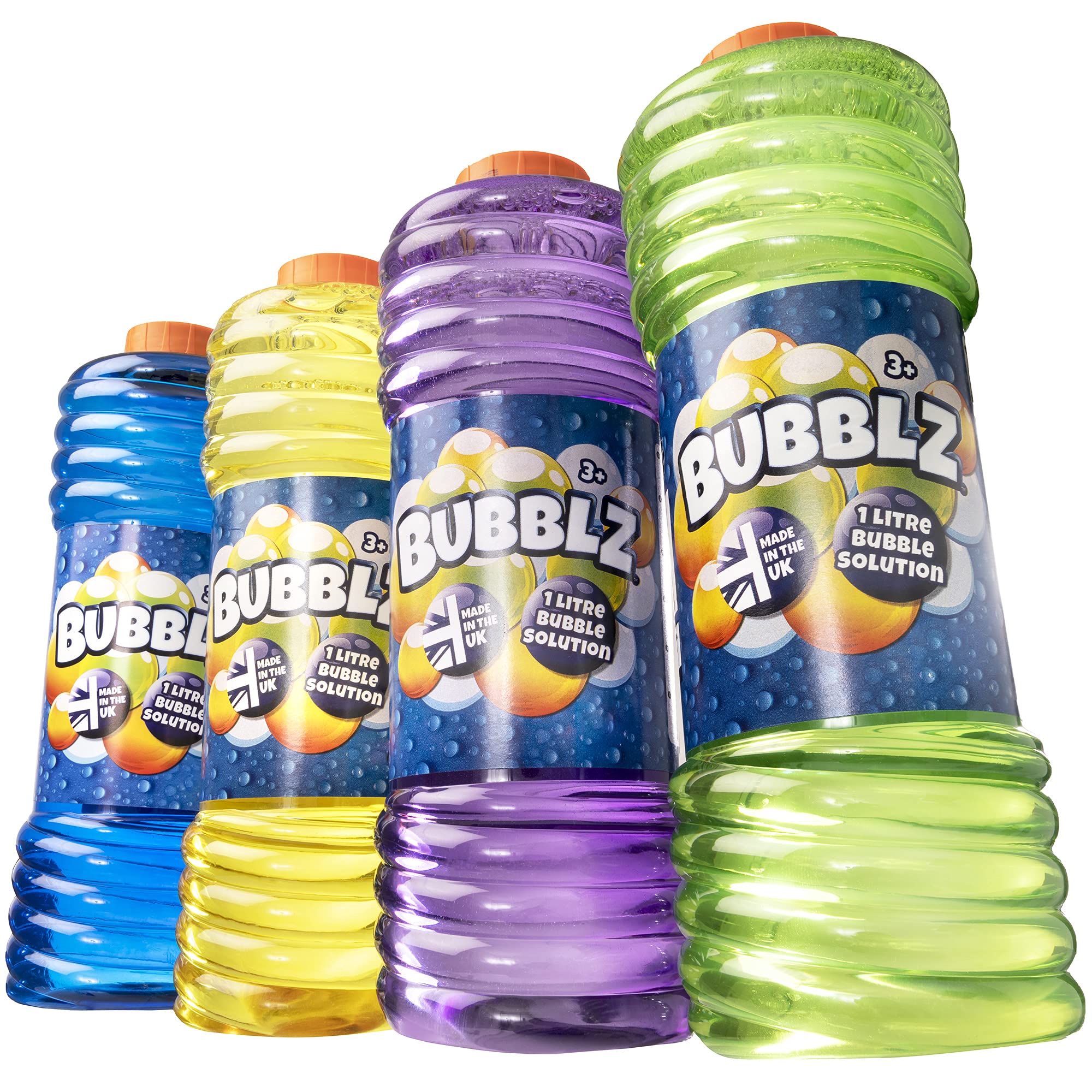 Bubblz 1 Litre Bubble Solution Refill - Universal for Bubble Machines & Guns, Ages 3+ 8