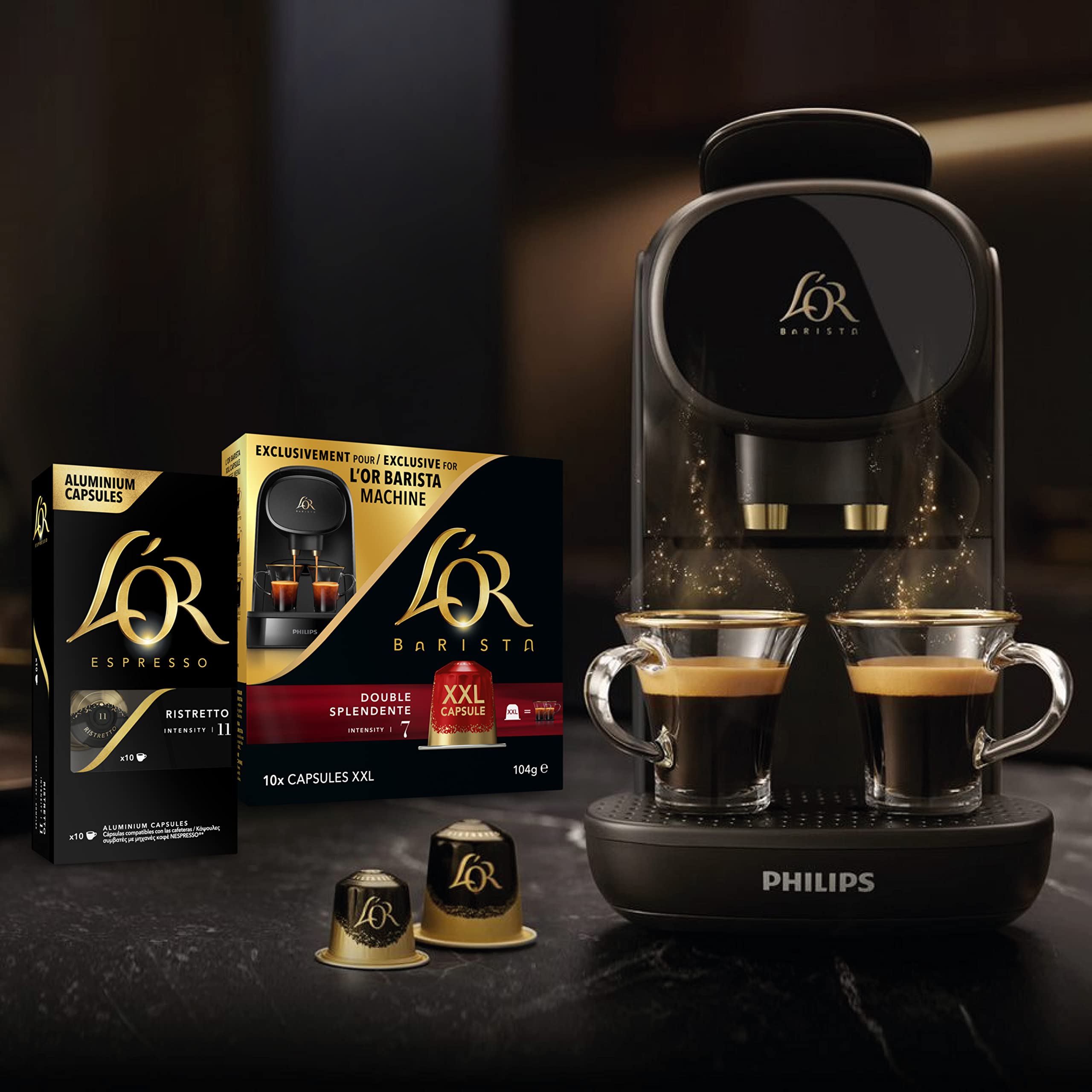 L'OR Espresso Aromen-Vielfaltspaket x40 - Vanille, Haselnuss, Karamell, Schokolade - Nespresso®-kompatibel 3