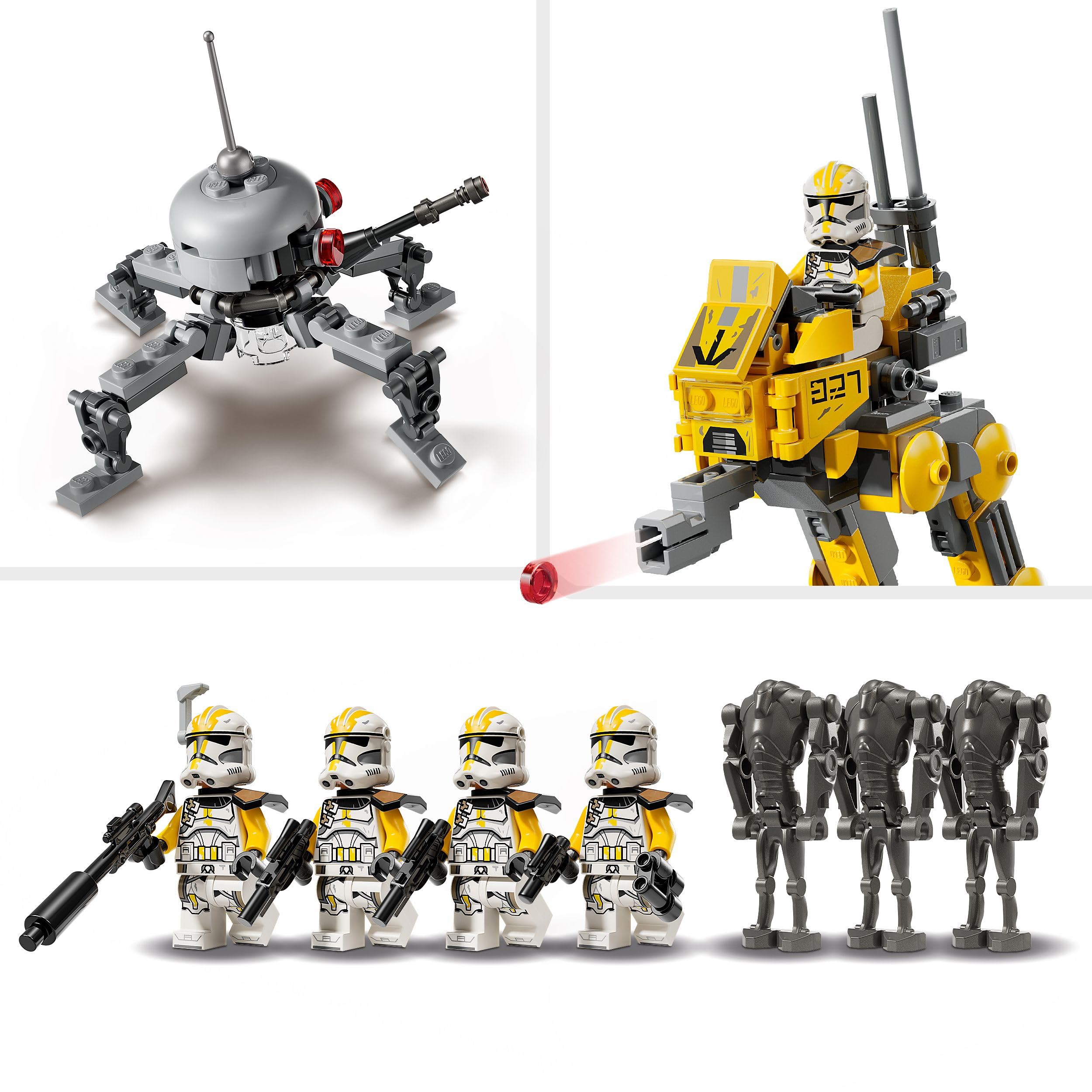 LEGO Star Wars 75431 327th Star Corps Clone Troopers Battle Pack - Building Toy for 7+