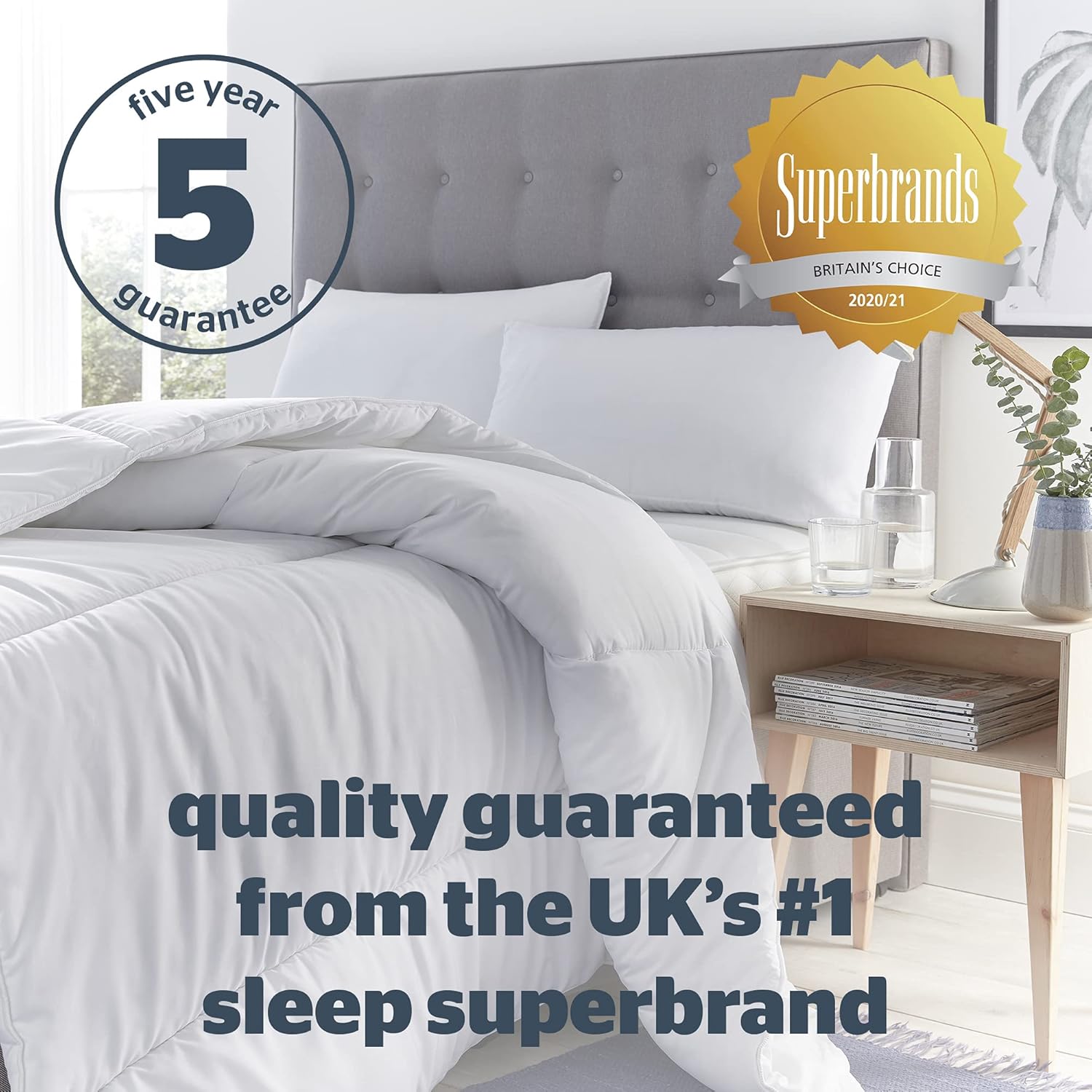 Silentnight - Cooler Summer 4.5 Tog Duvet Microfibre King Size 10