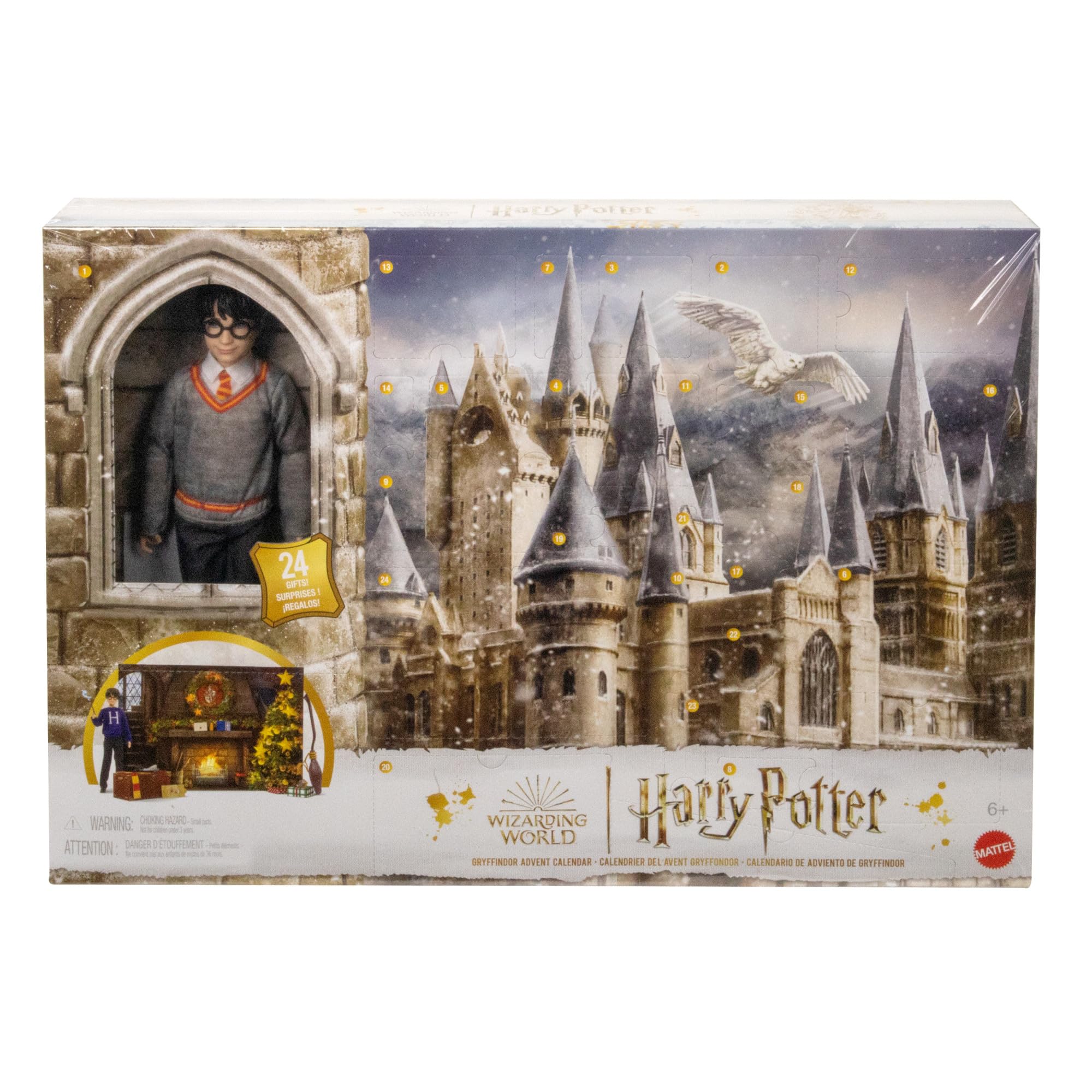 Harry Potter Gryffindor Advent Calendar with 12-Inch Doll & 24 Surprise Accessories - HND80