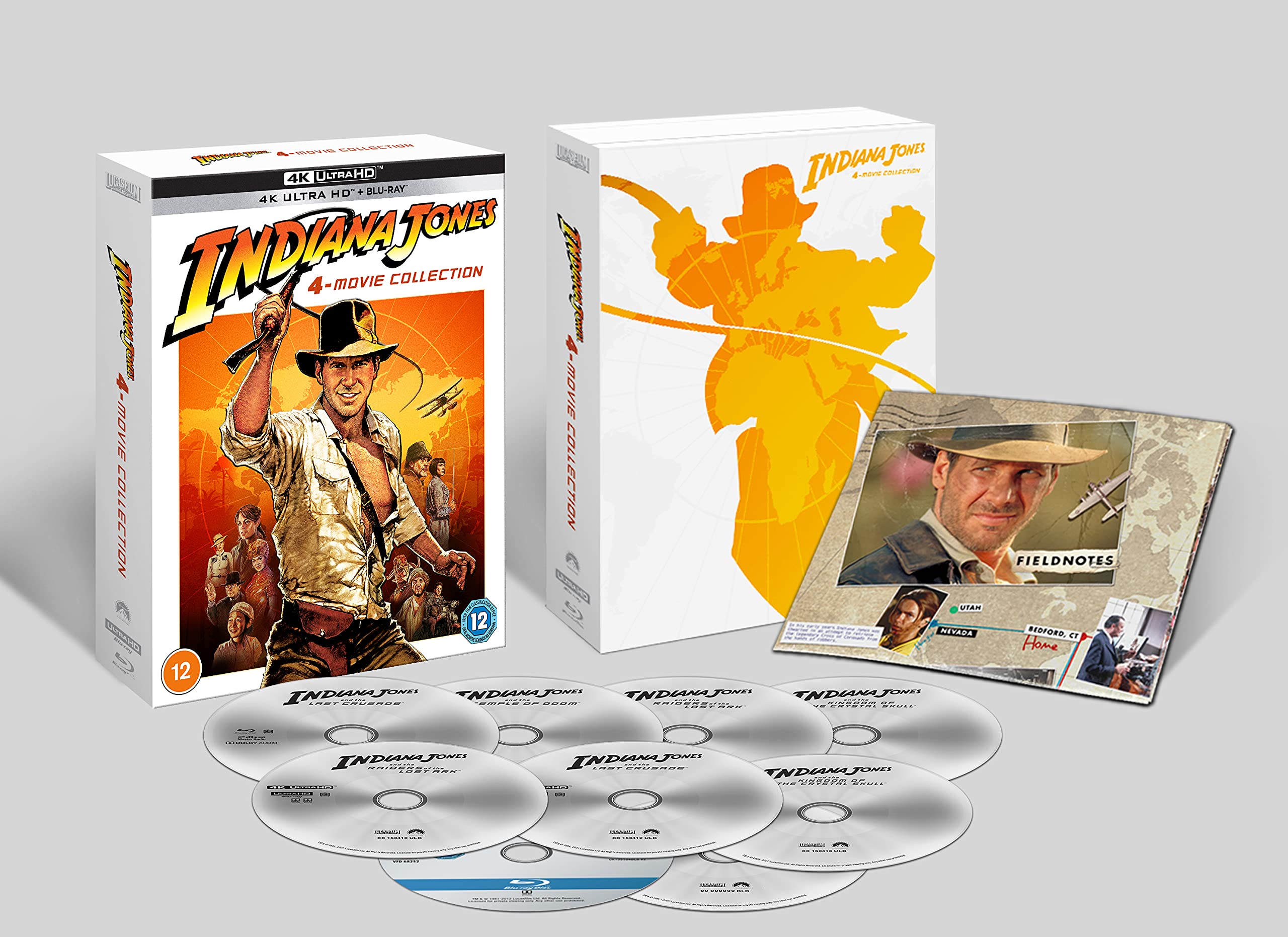 Indiana Jones 4-Movie Collection [4K Ultra HD + Blu-ray]