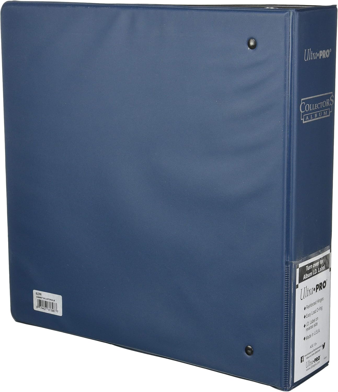 Ultra Pro 3-Inch Collectors Album - Blue Binder for Card Storage 3