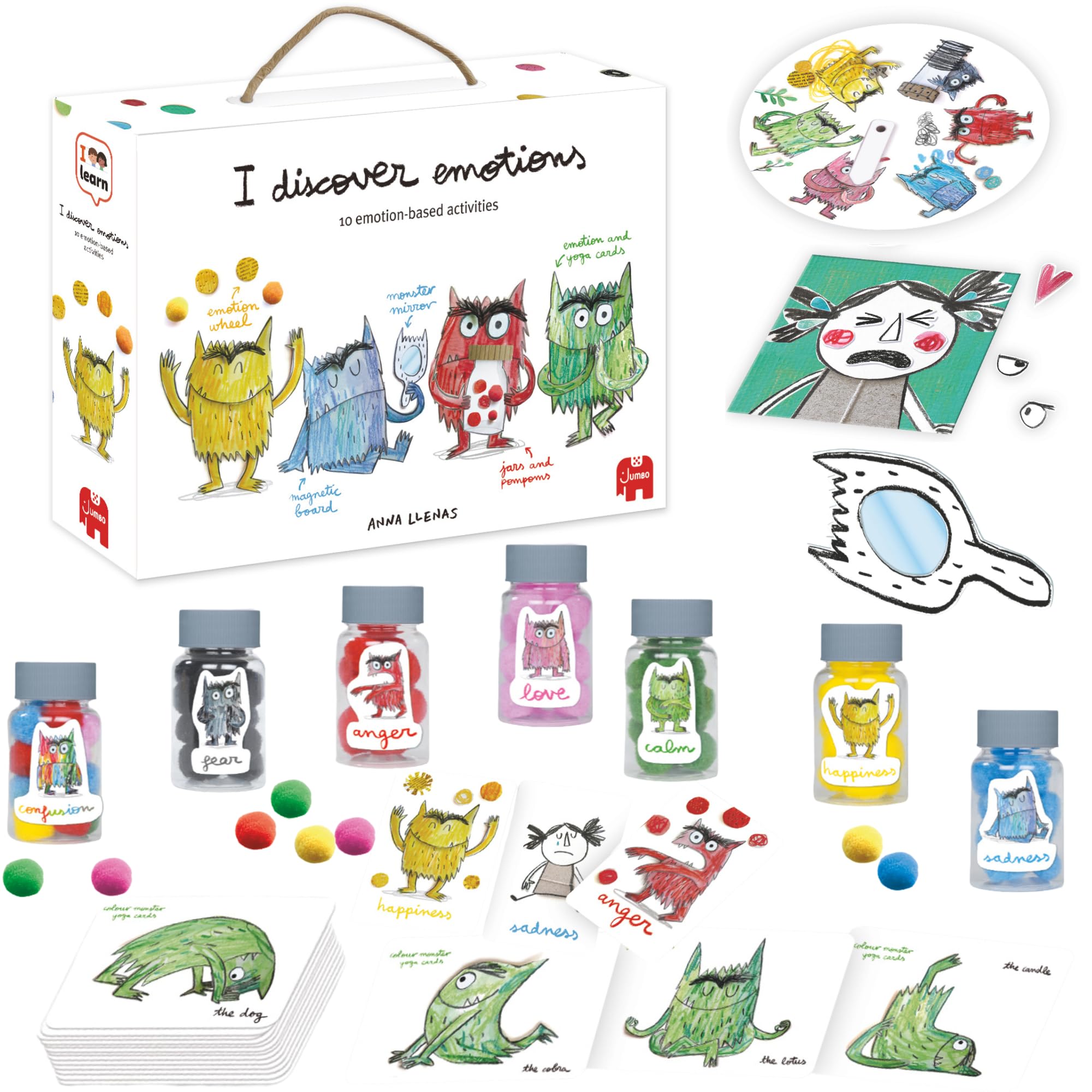 I Learn The Colour Monster - I Discover Emotions Activity Kit for Kids Ages 3+