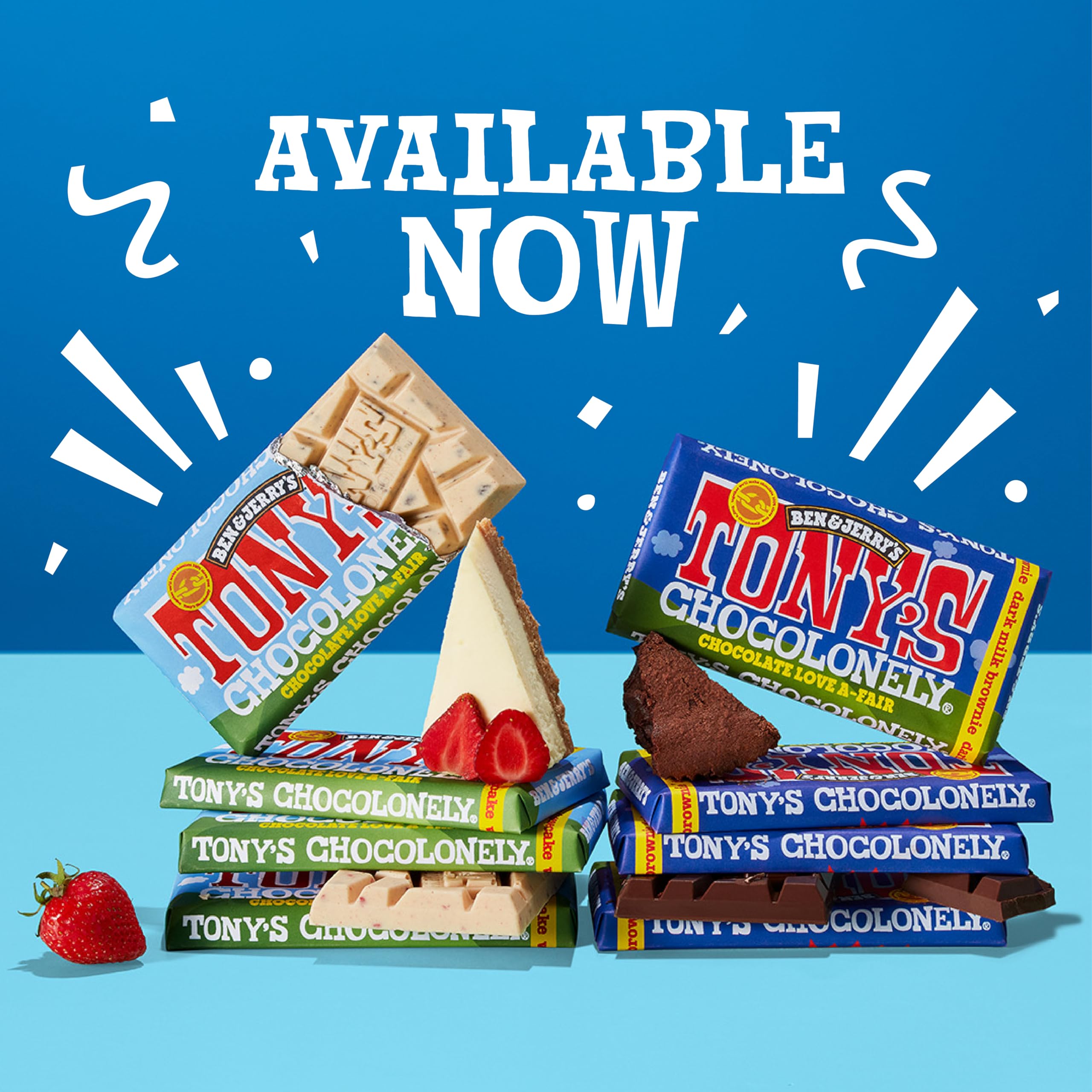 Tony's Chocolonely Dark Milk Chocolate Brownie Bar 180g 5