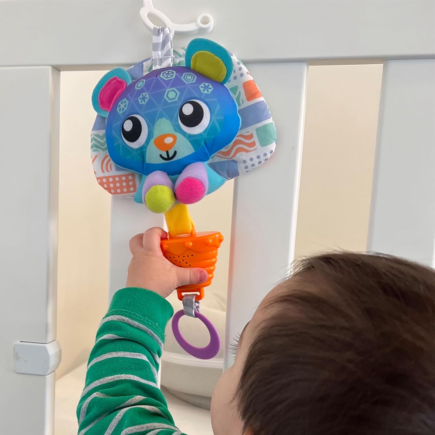 Playgro Polar Pals Musical Pull String Bear Soft Baby Toy - Soothing Tunes for 0-12 Months 5