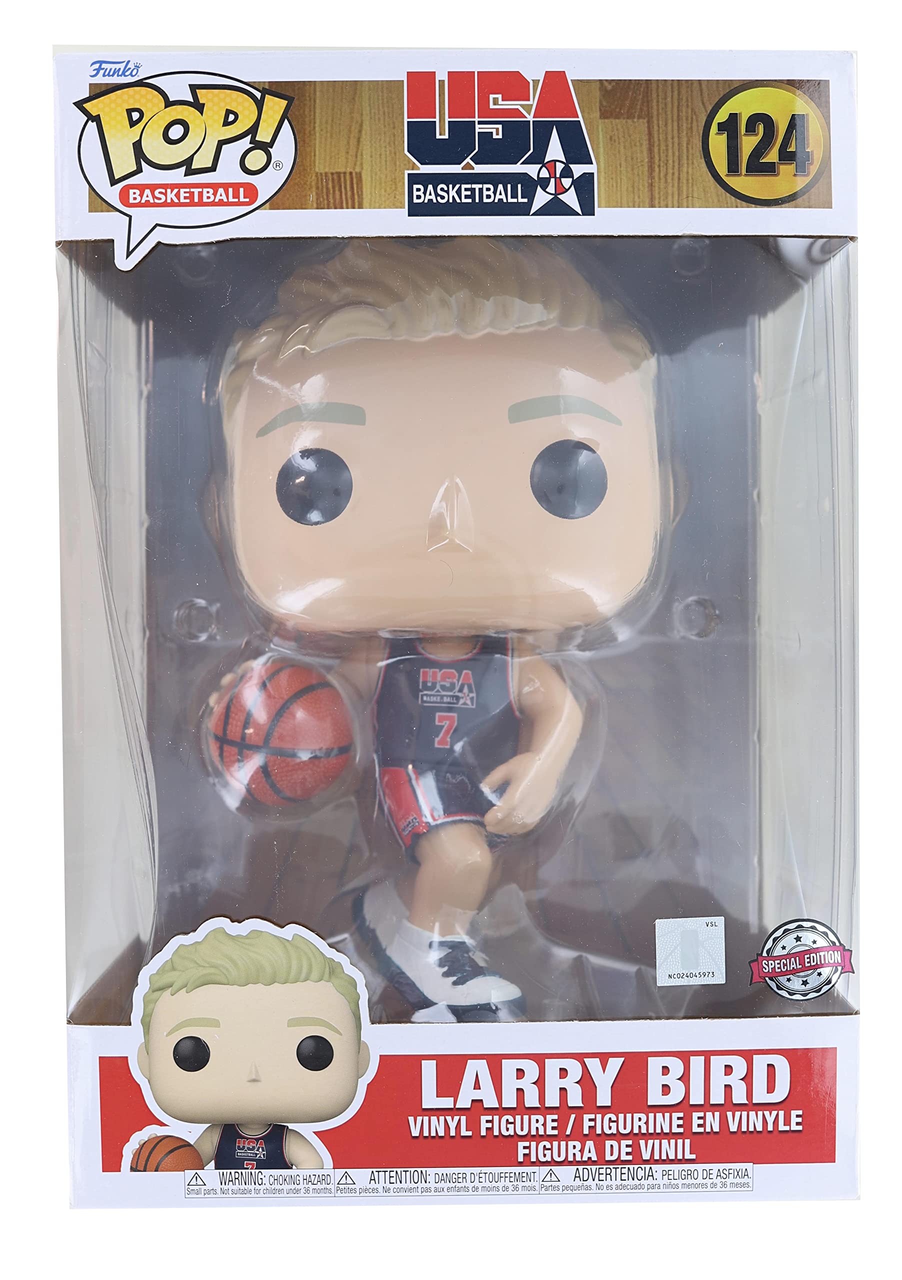 Funko Pop! Super Sized Jumbo - Larry Bird (Team USA) Vinyl Figure 4