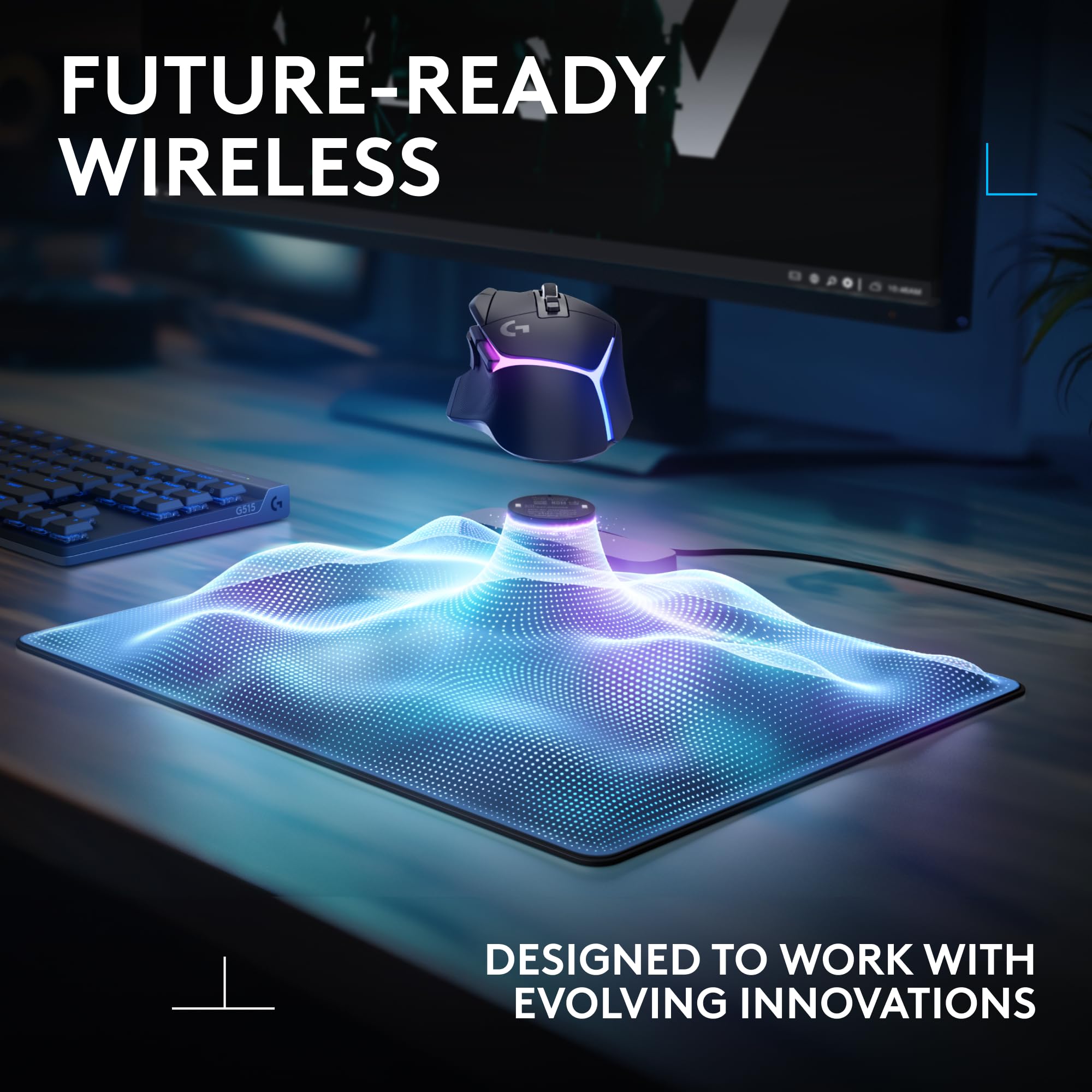 Logitech G POWERPLAY 2 Wireless Charging Mouse Pad for Compatible Gaming Mi 6
