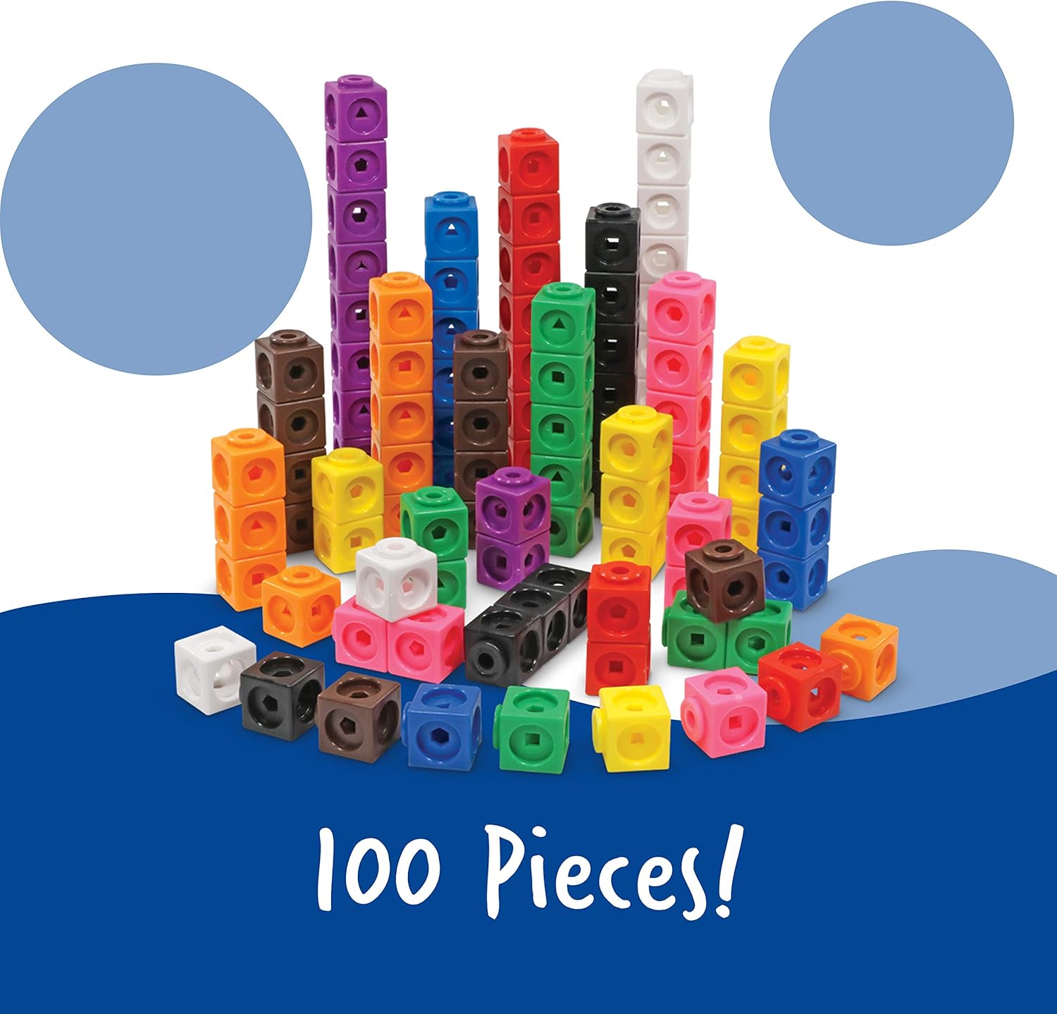 Learning Resources MathLink Cubes – Pädagogisches Bauset für Kinder ab 5 Jahren 9