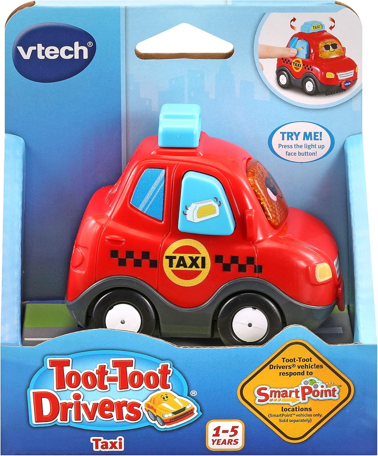 VTech Toot-Toot Drivers Taxi - Interactive Musical Toy Vehicle for Toddlers 1-5 Years 3