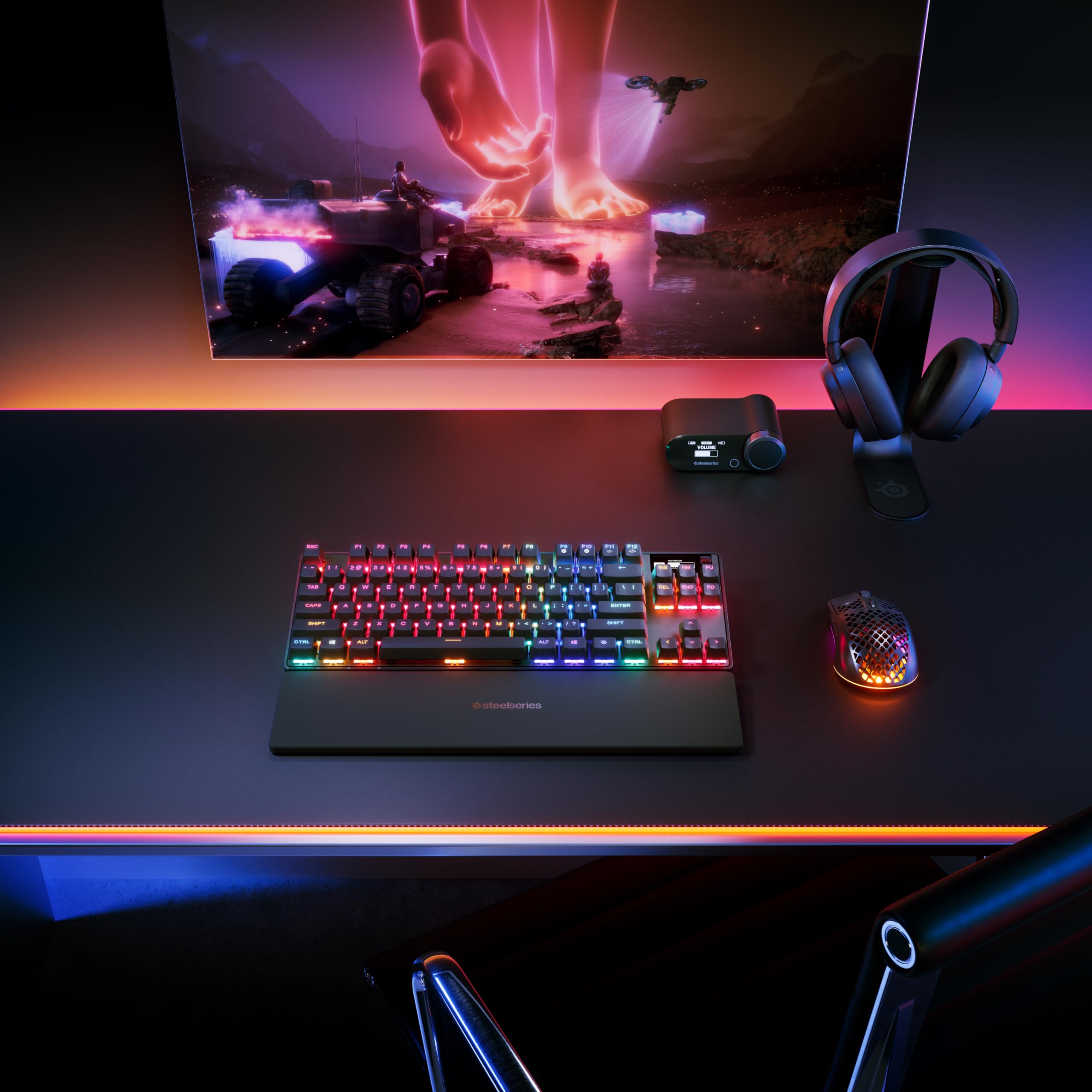 SteelSeries Apex Pro TKL Wireless Gen 3 (2025) - HyperMagnetic Gaming Keyboard 9