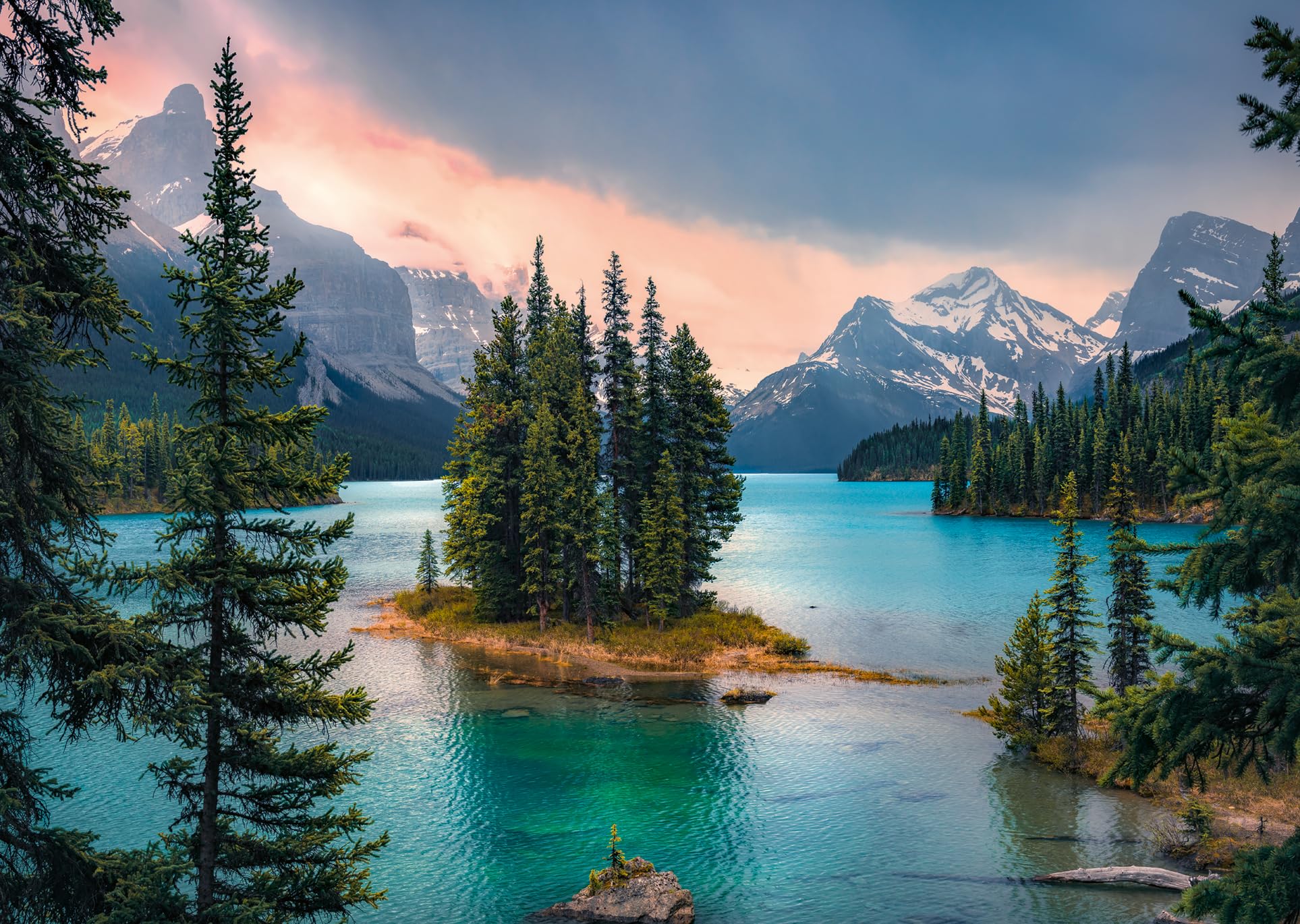 Ravensburger Maligne Lake 1000 Piece Jigsaw Puzzle for Adults - FSC Certified Canada Landscape