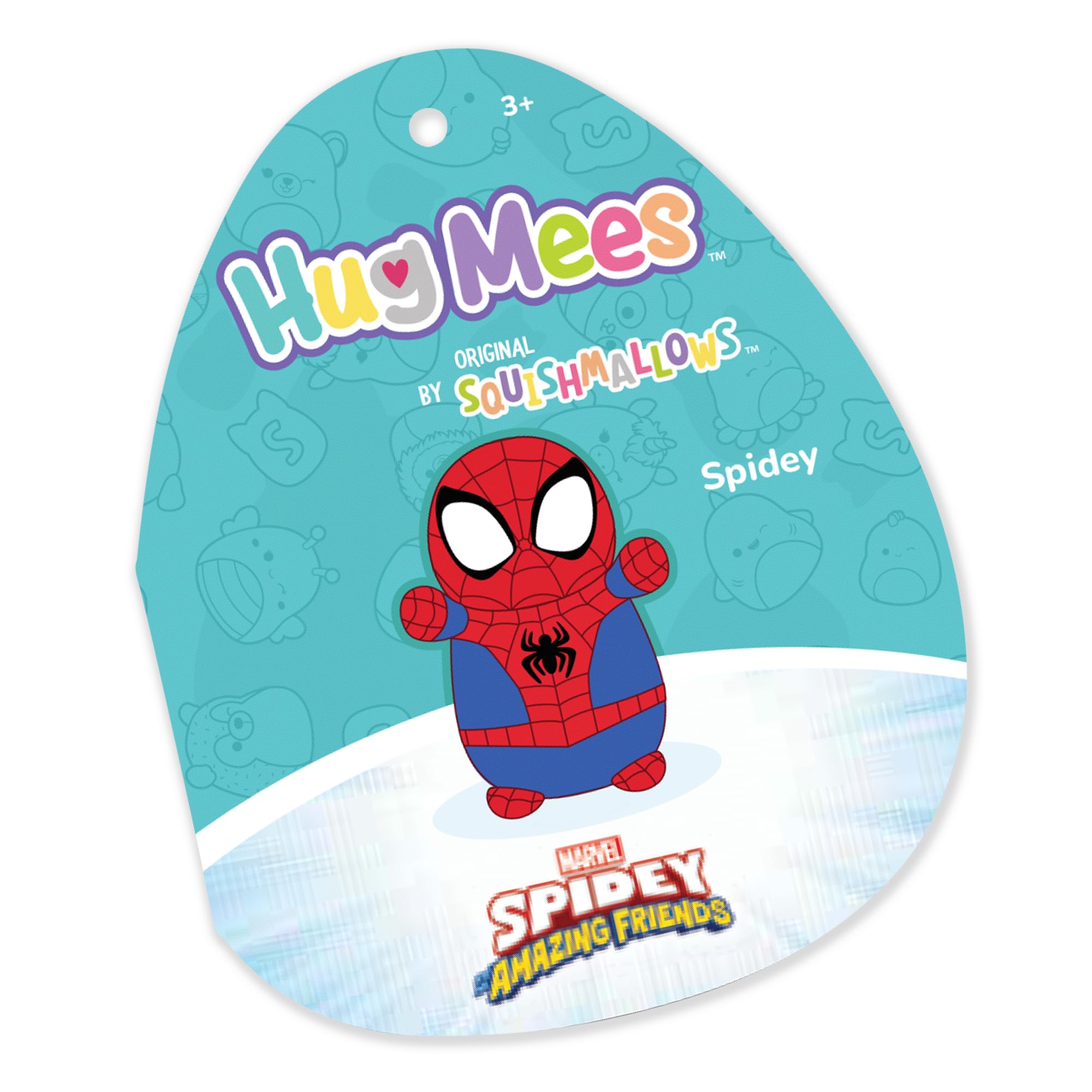 Squishmallows HugMees 10-Inch Spidey Plush - Super-Soft Marvel Collectible 7