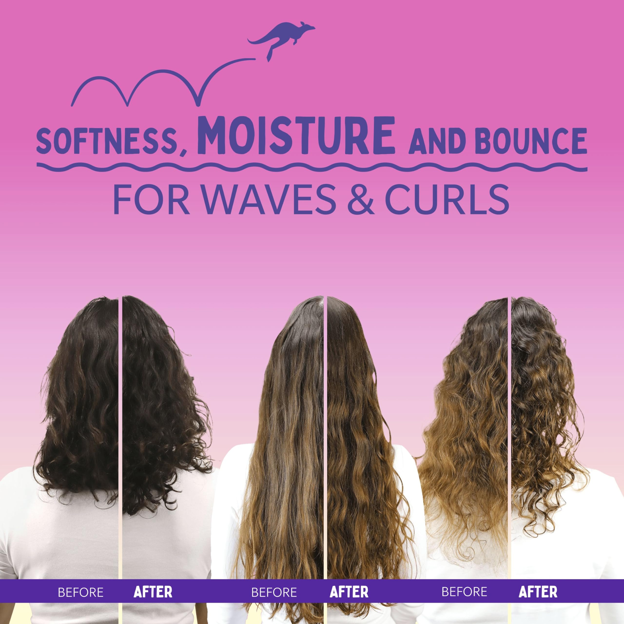 Aussie Bouncy Curls Silicone-Free Shampoo (1L) - Hydrating Shampoo for Curly & Wavy Hair 5