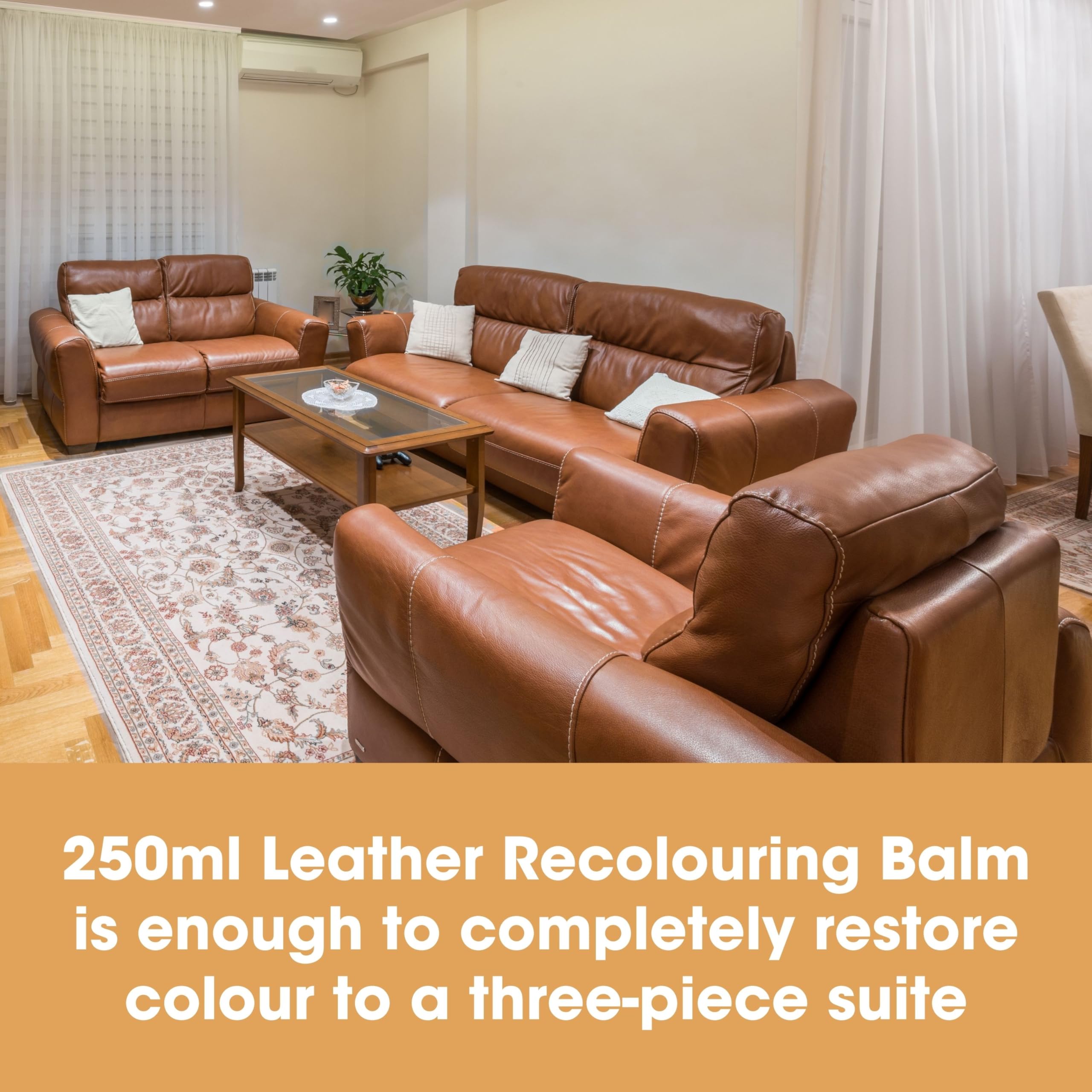 Furniture Clinic Leather Recolouring Balm - Red (16 Colours Available) for Sofas, Car Seats, Shoes & Clothing 7