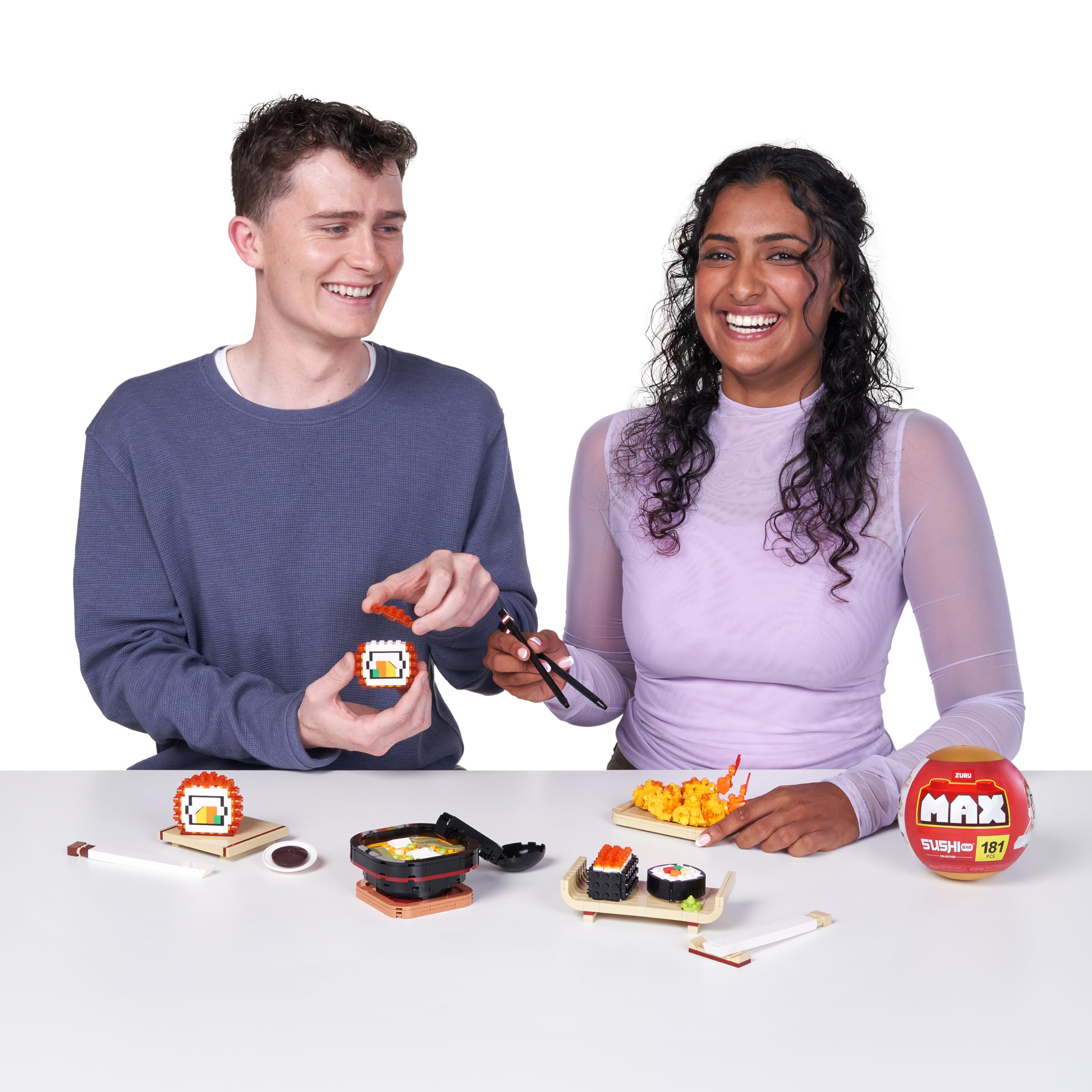 Max Build More Premium Sushi Bar Collection - 139-Piece Building Set for Ages 3+ 17