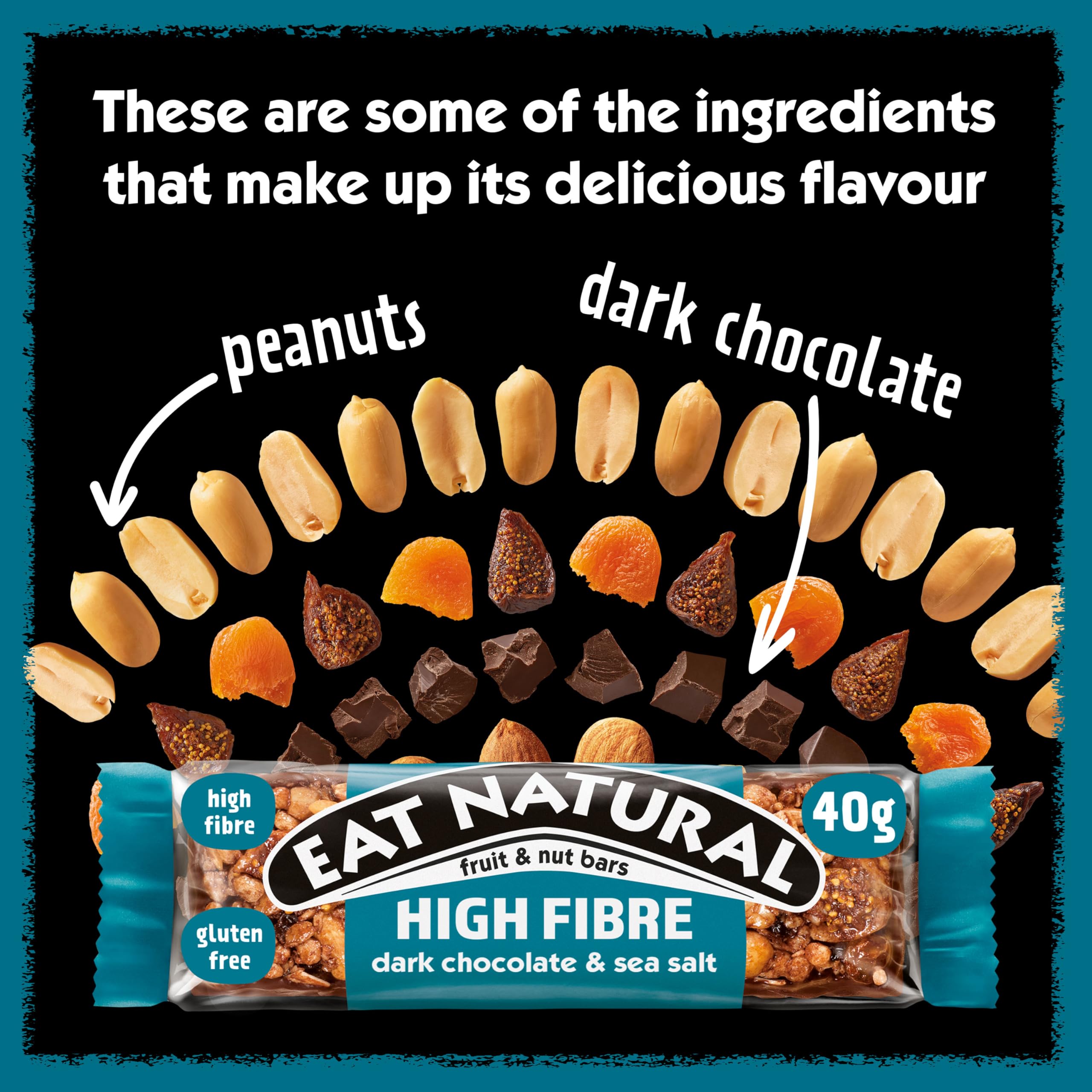 Eat Natural Dark Chocolate & Sea Salt Fruit & Nut Bars 3 x 40g 4