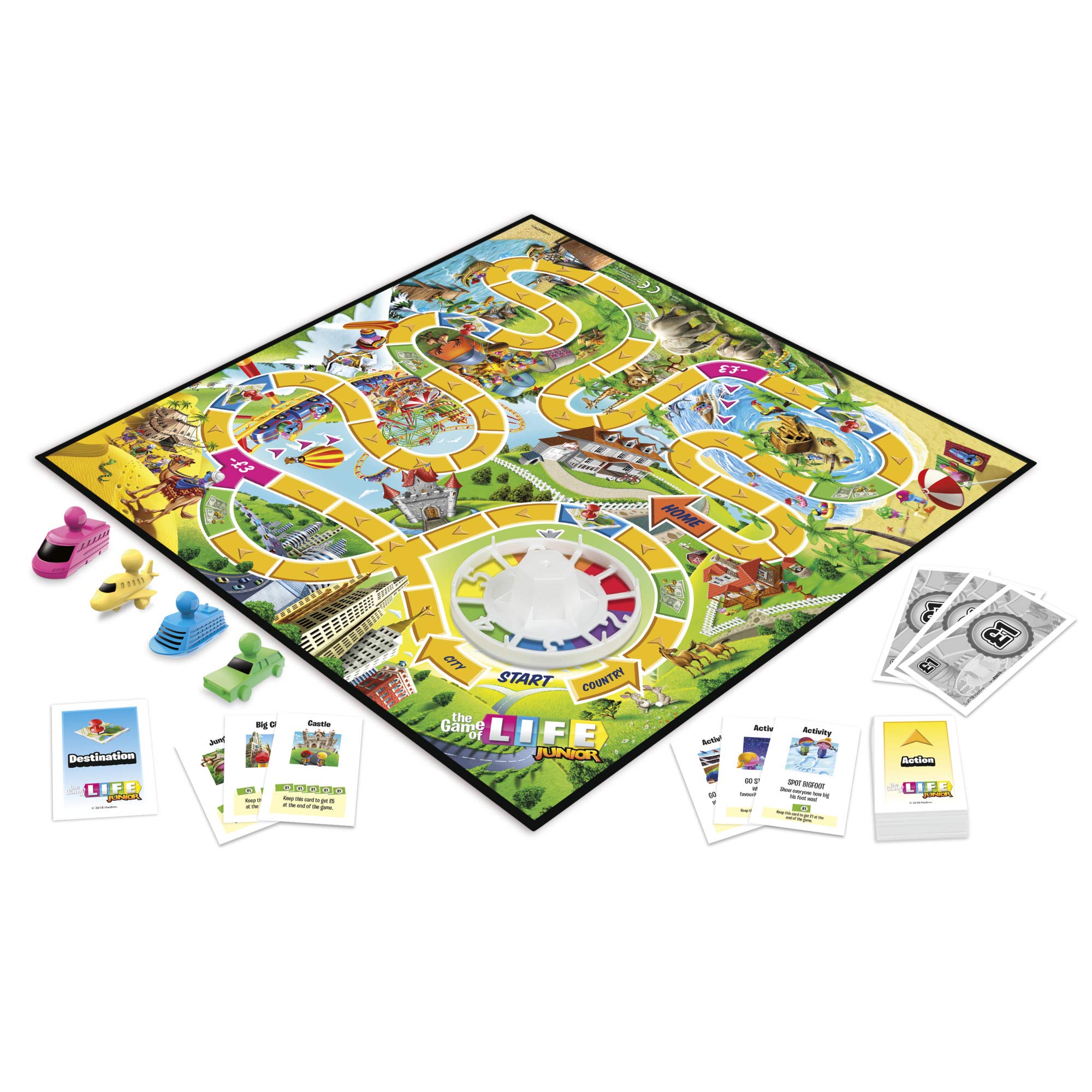 Hasbro Gaming The Game of Life Junior Board Game for Kids, Ages 5 and Up, 2-4 Players 5